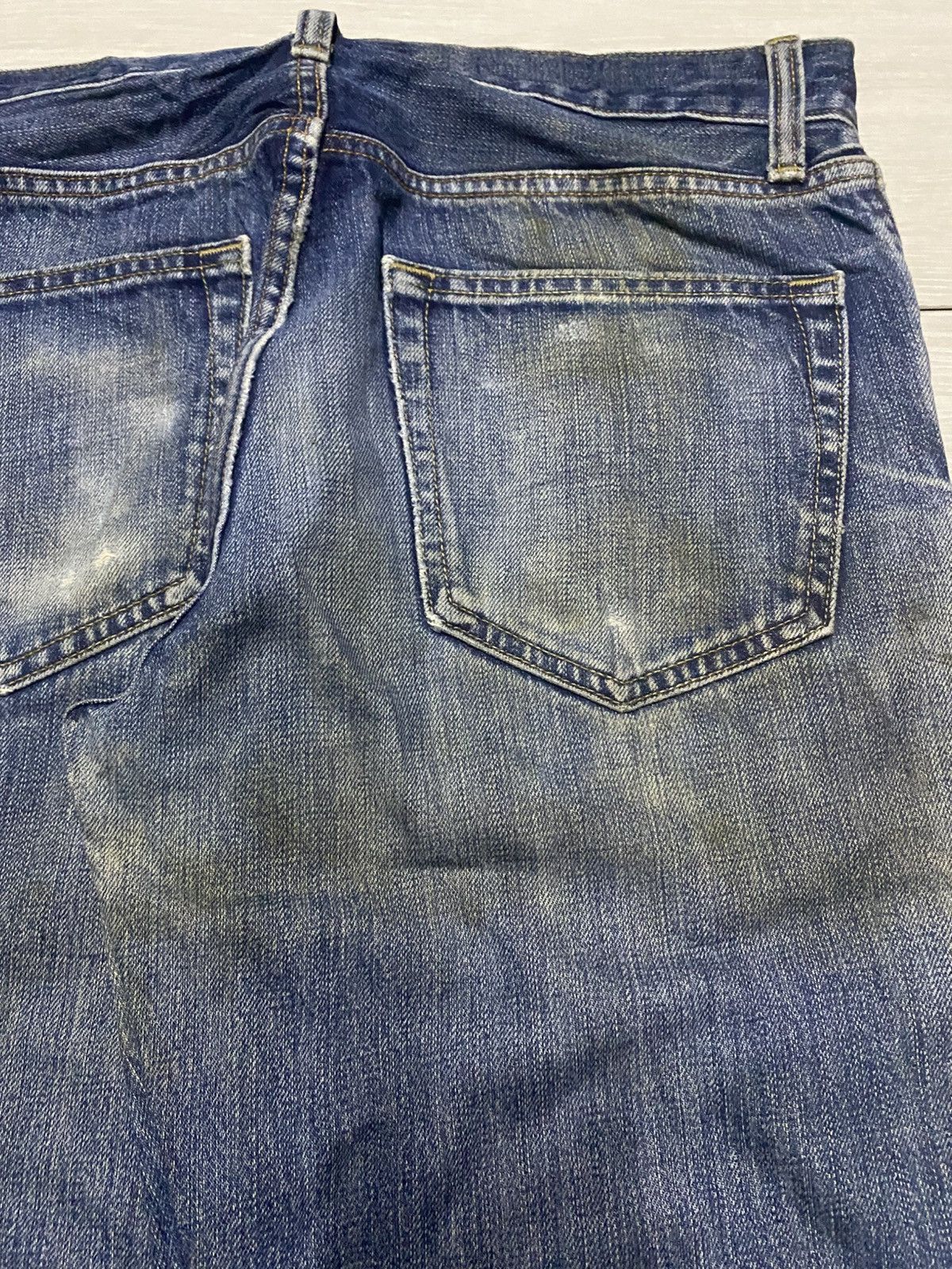 Uniqlo Vintage Japanese Brand Uniqlo Grunge Distressed Loose Jeans Size US 32 / EU 48 - 10 Thumbnail