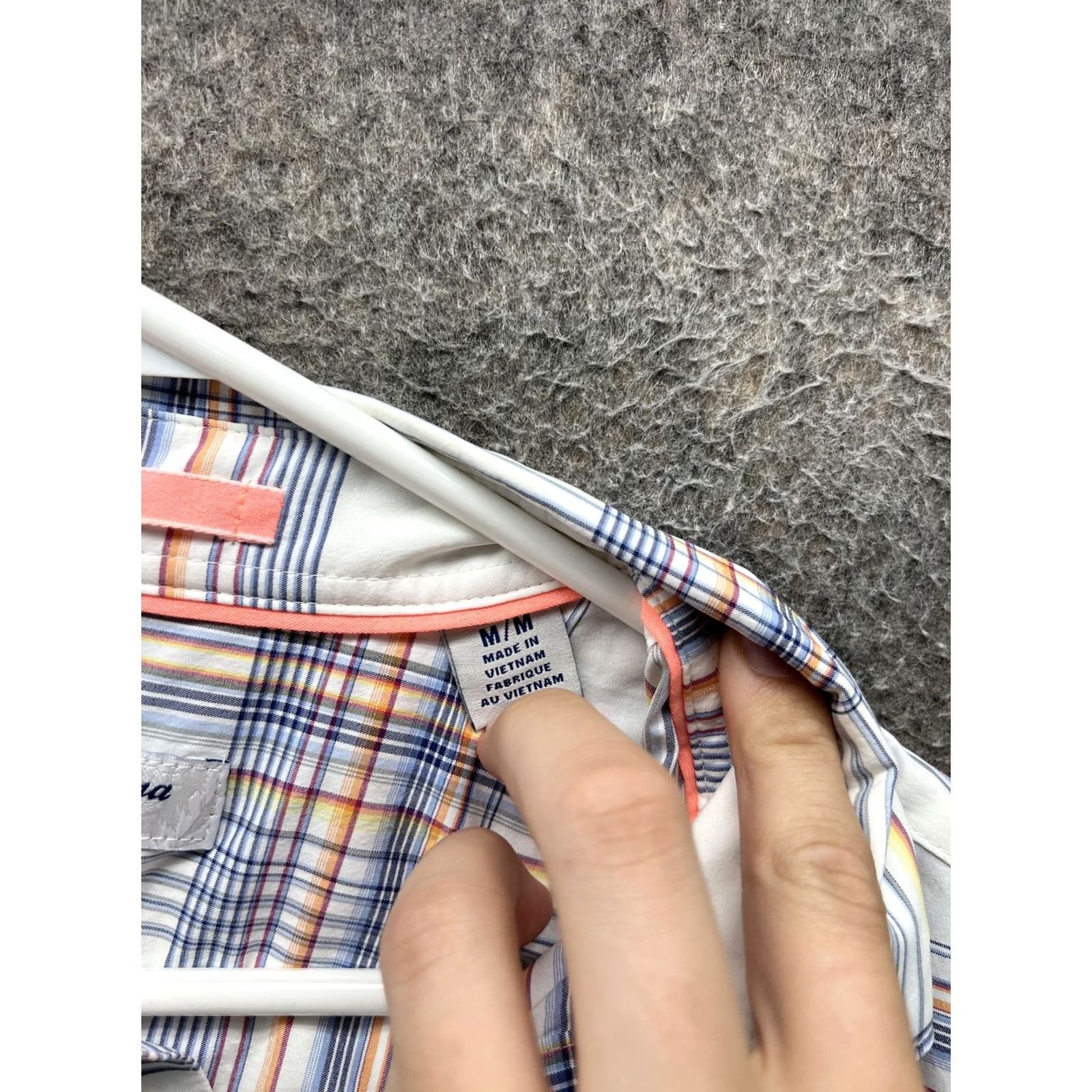 Tommy Bahama Tommy Bahama Shirt Mens M White Plaid Long Sleeve Button Front Casual Woven Size US M / EU 48-50 / 2 - 3 Thumbnail
