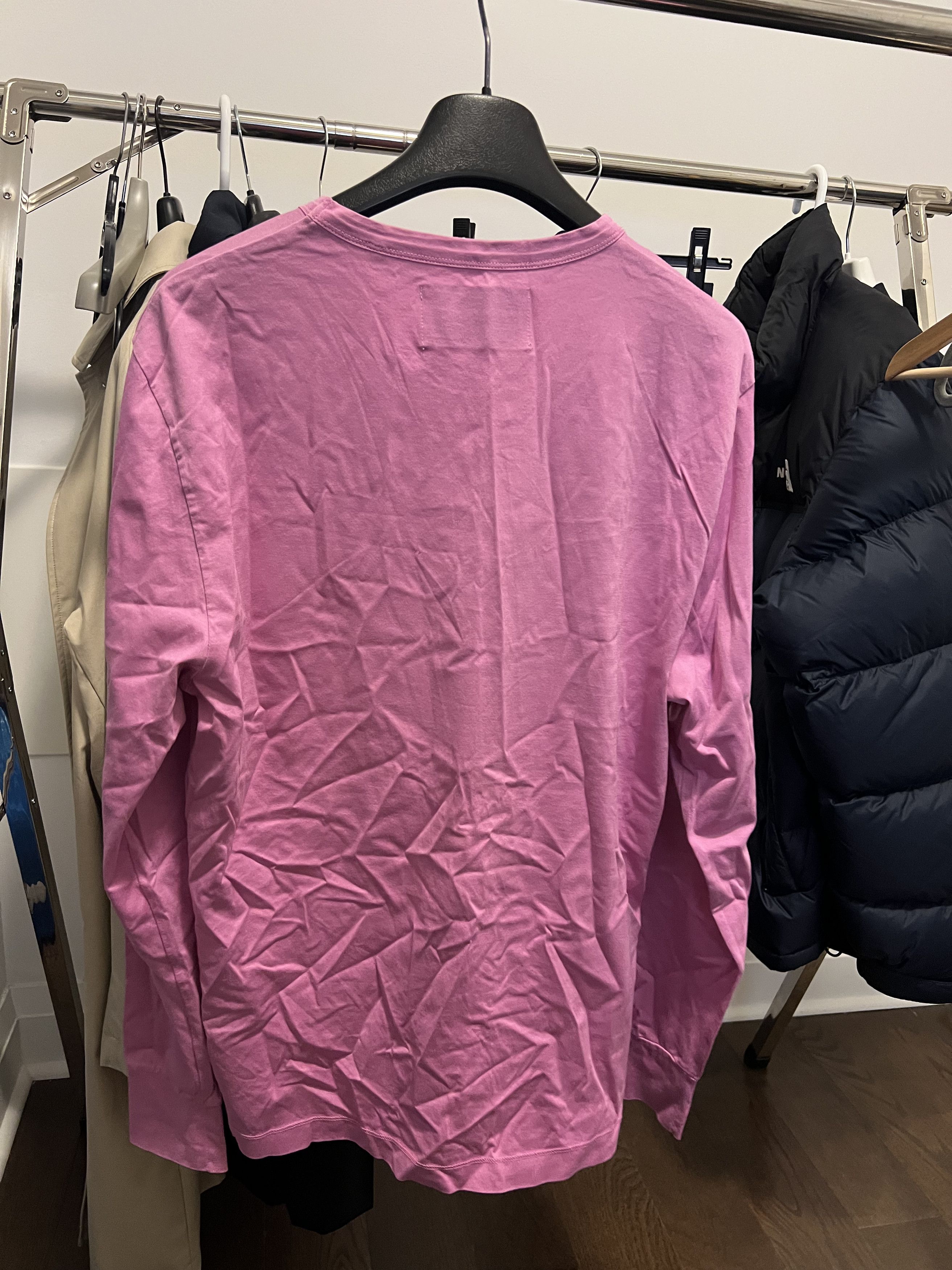 Our Legacy OUR LEGACY Mercerized Cotton T-shirt in Glow Pink Size US M / EU 48-50 / 2 - 2 Thumbnail