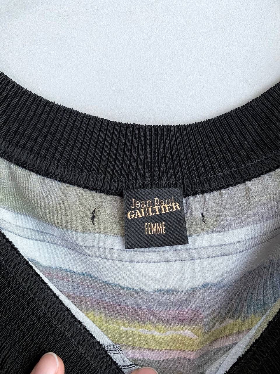 Designer × Jean Paul Gaultier Jean Paul Gaultier Women’s Multicolor Silk Blouse, Size L Size L / US 10 / IT 46 - 12 Thumbnail