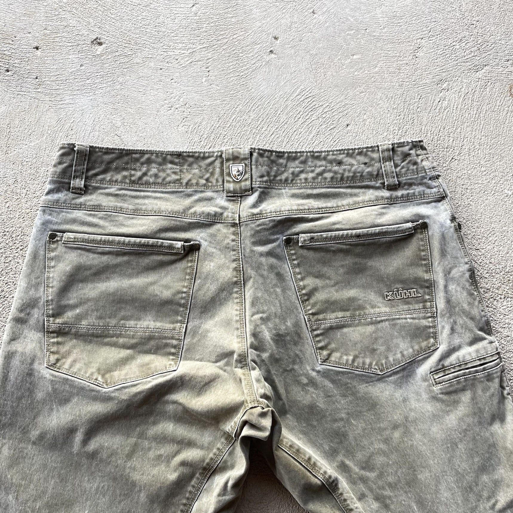 Vintage Kuhl Rydr Pants Mens 38x30 Brown Canvas Straight Work Hike Size US 38 / EU 54 - 4 Thumbnail