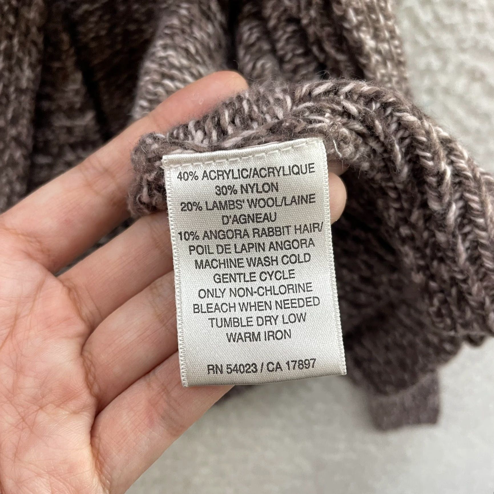 Old Navy VINTAGE Old Navy Cardigan Sweater Medium Pink Lambs Wool Angora Grunge Boho Fairy Y2K Womens Size M / US 6-8 / IT 42-44 - 7 Thumbnail