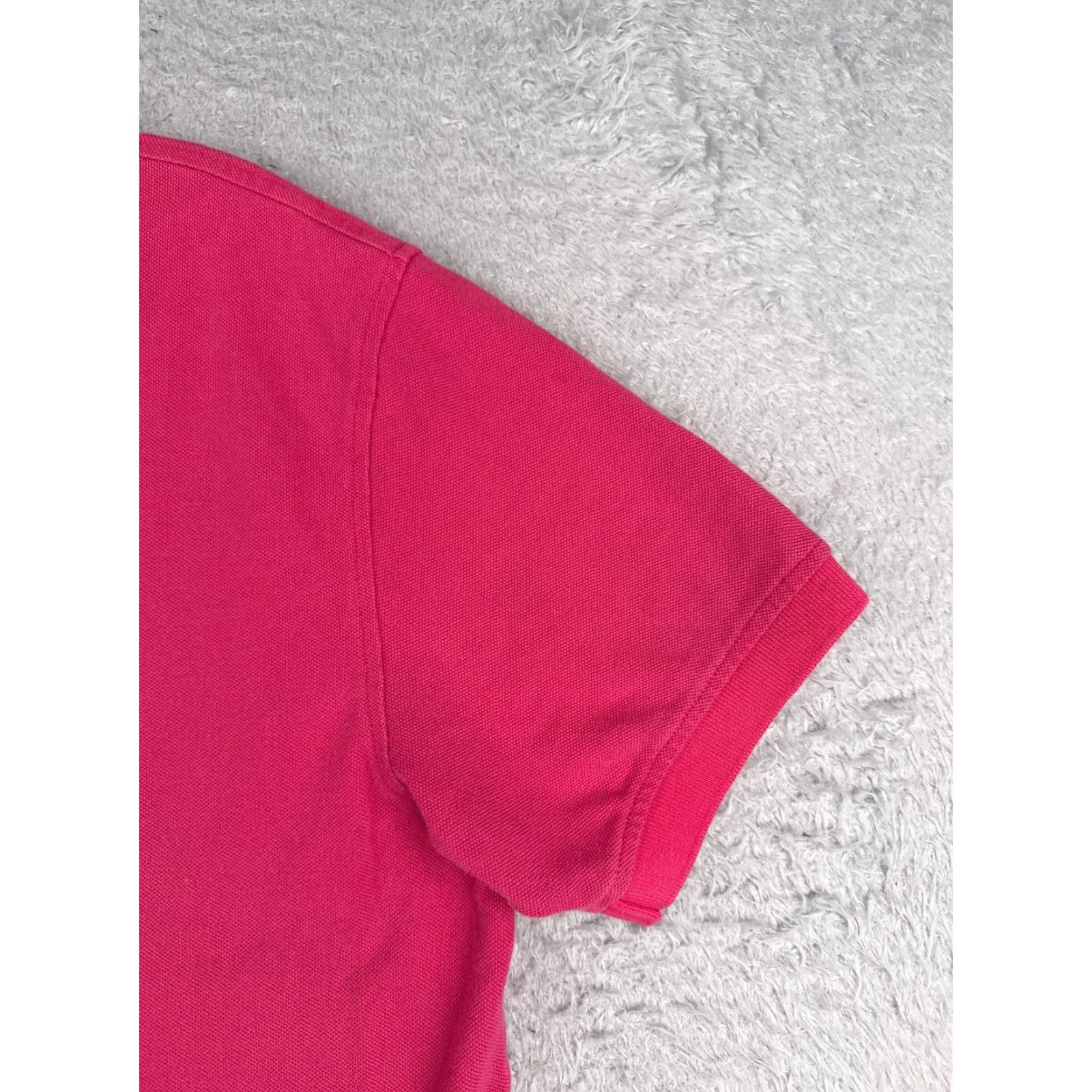 Tommy Hilfiger Tommy Hilfiger Polo Shirt Men Medium Red 100% Cotton Short Sleeve Slim Logo Embroidered Modern American Sports Mens Size US M / EU 48-50 / 2 - 2 Thumbnail