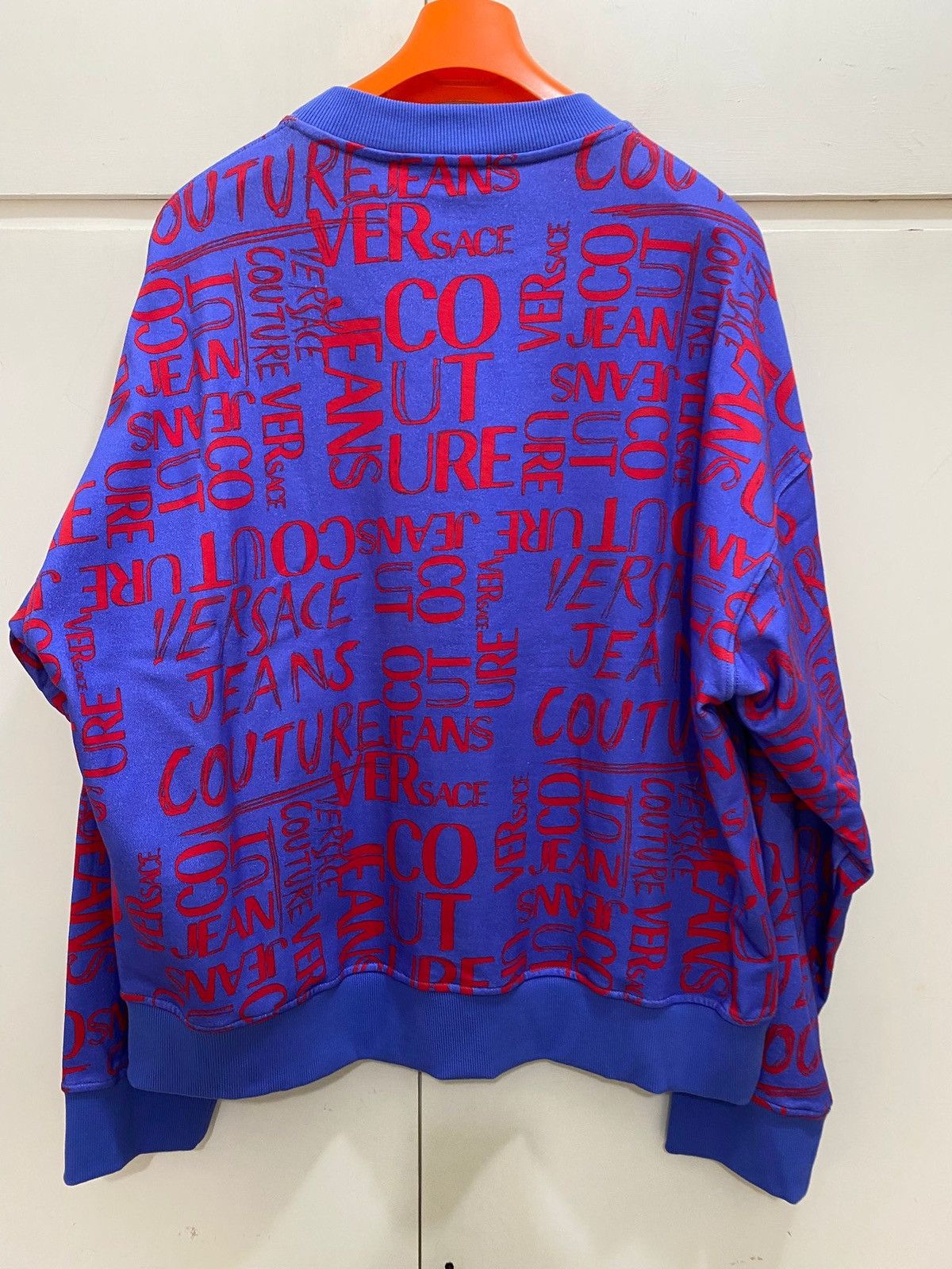 Versace Jeans Couture Versace Jeans Culture Jersey Co Majr sweatshirt, XXL, blue, Size US XXL / EU 58 / 5 - 13 Thumbnail