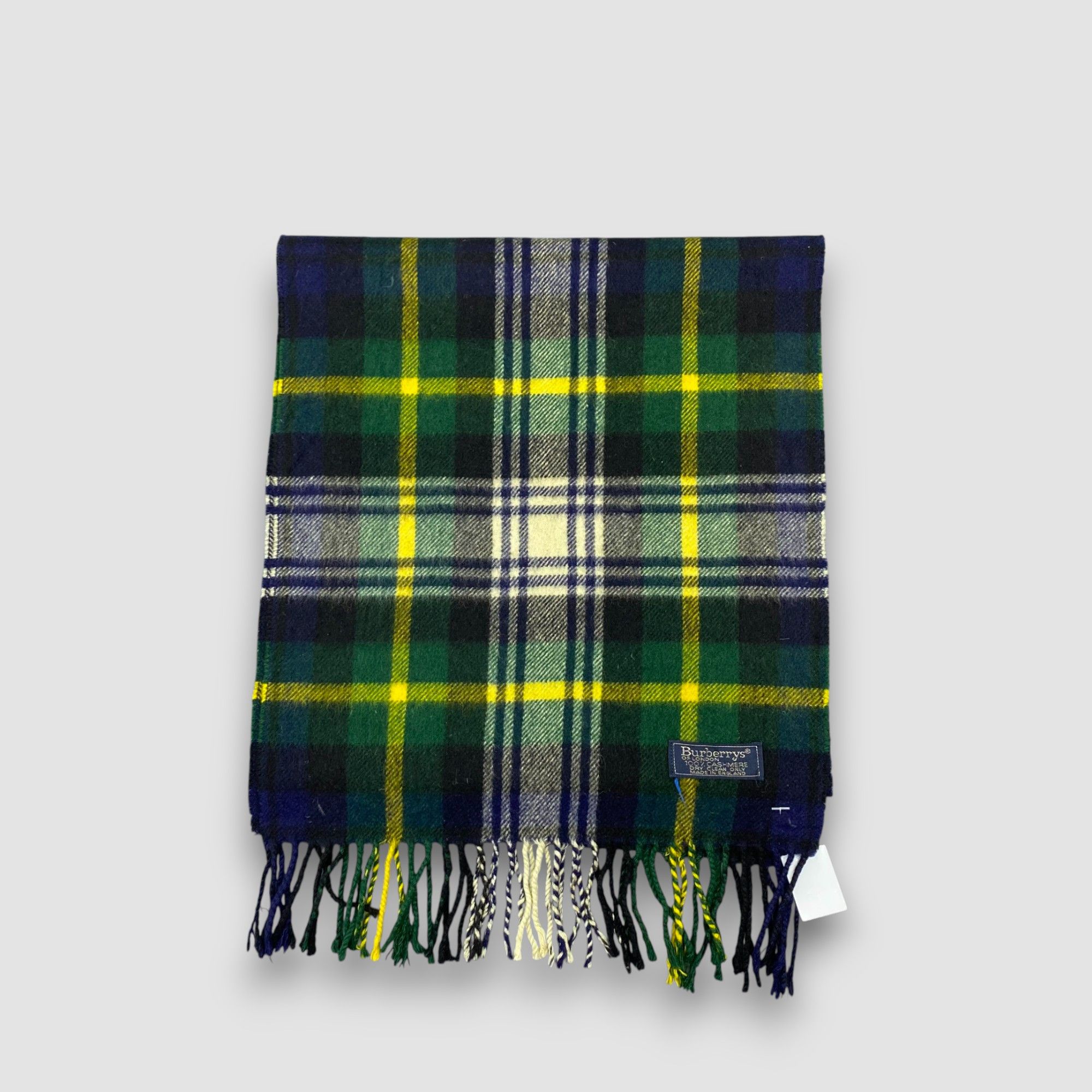 Burberry Vintage Burberry Scarf Muffler Wool Cashmere Plaid Scarves Size ONE SIZE - 3 Thumbnail