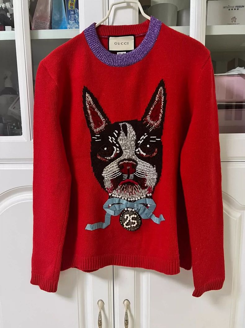Gucci Gucci Heavy industry embroidered sweater 2501-Nextarrow Size US S / EU 44-46 / 1 - 1 Thumbnail