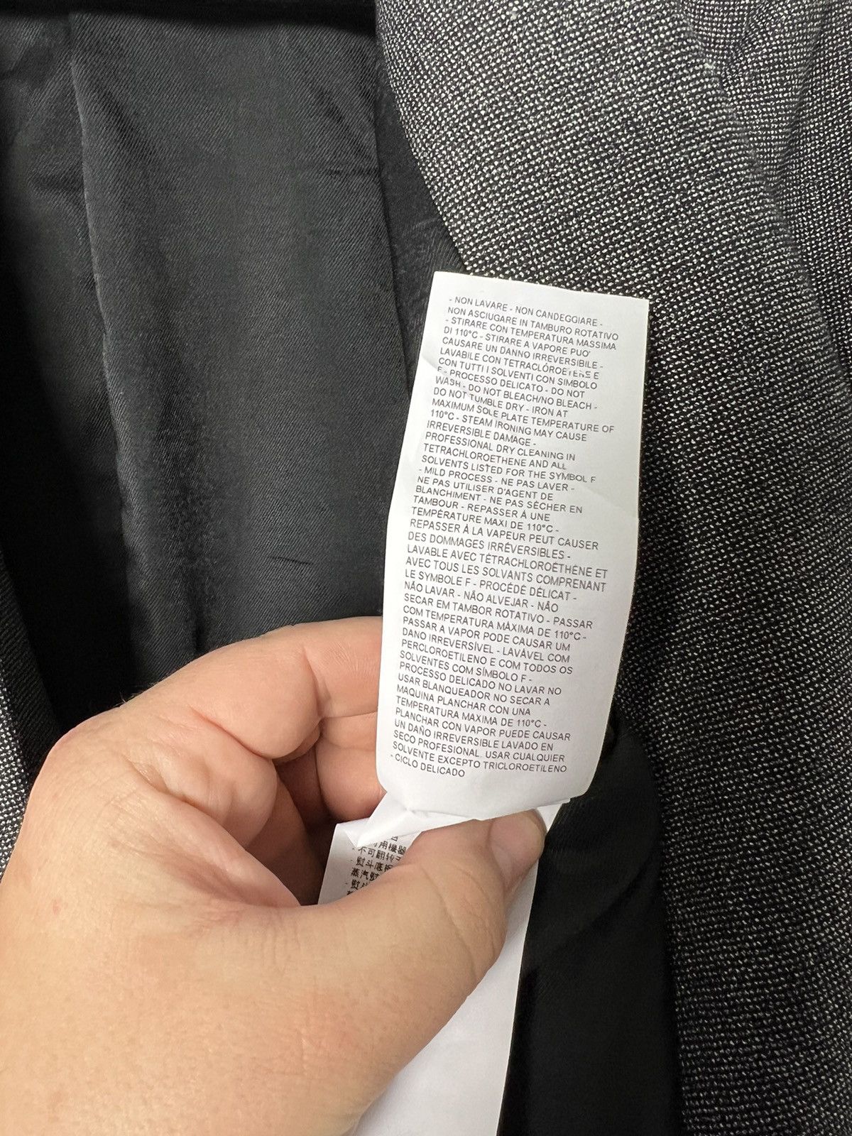 Emporio Armani Emporio Armani Runway Wool Mix Single Breasted Blazer Jacket Size 38R - 16 Thumbnail