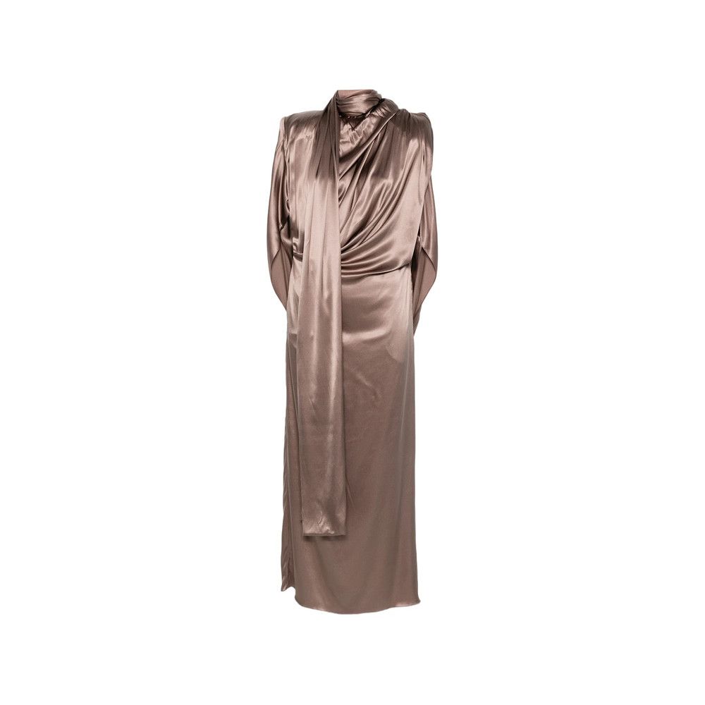 Mugler Mugler BROWN Dresses - Evening Dresses Size M / US 6-8 / IT 42-44 - 1 Thumbnail