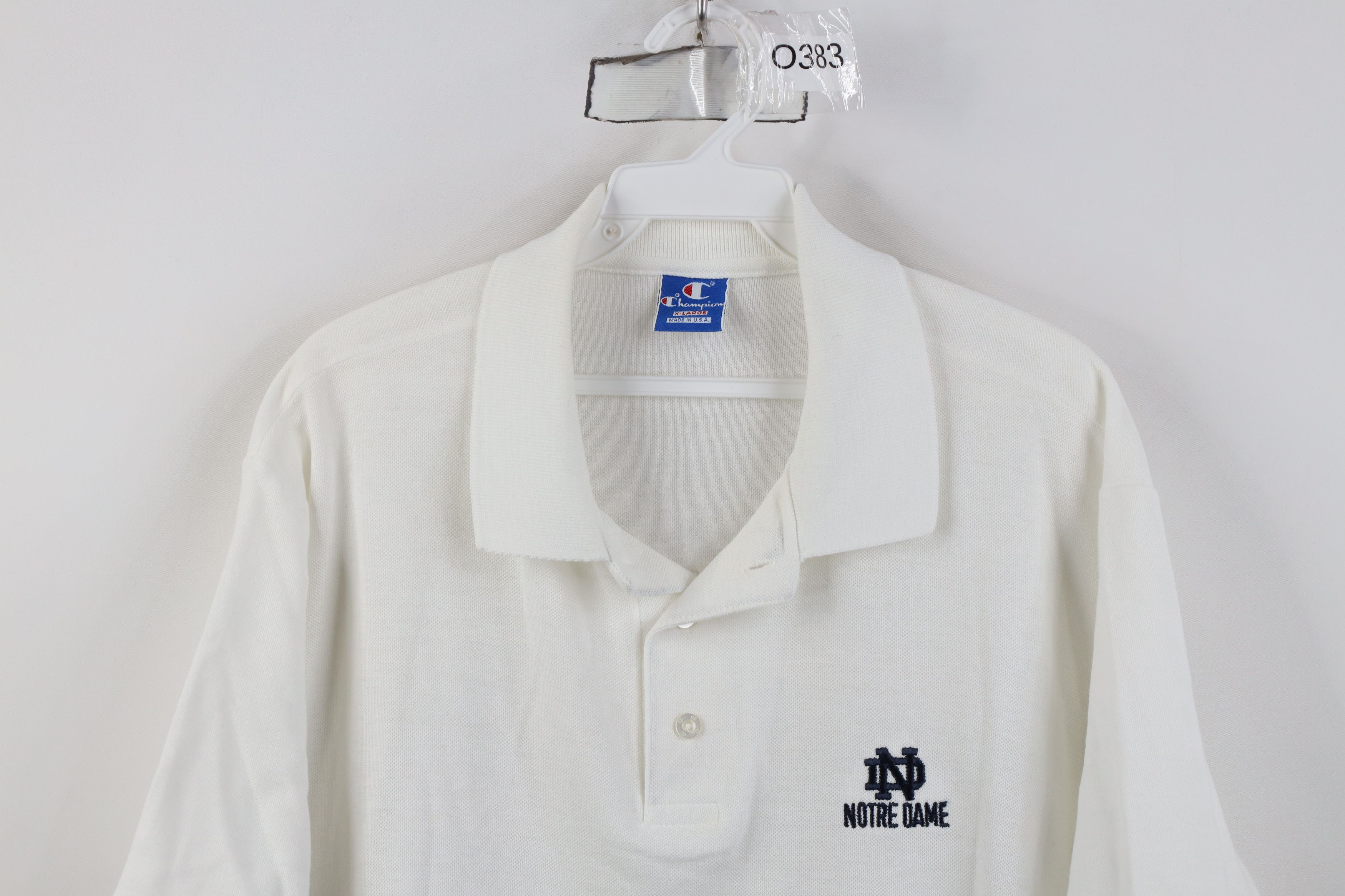 Champion Vintage 80s 90s Champion University Football Golf Polo USA Size US XL / EU 56 / 4 - 2 Thumbnail