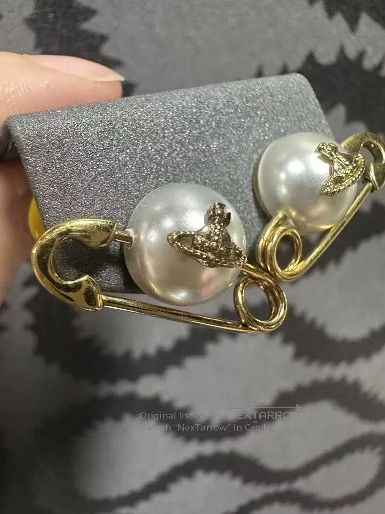 Vivienne Westwood Vivienne Westwood Saturn earrings Size ONE SIZE - 3 Thumbnail