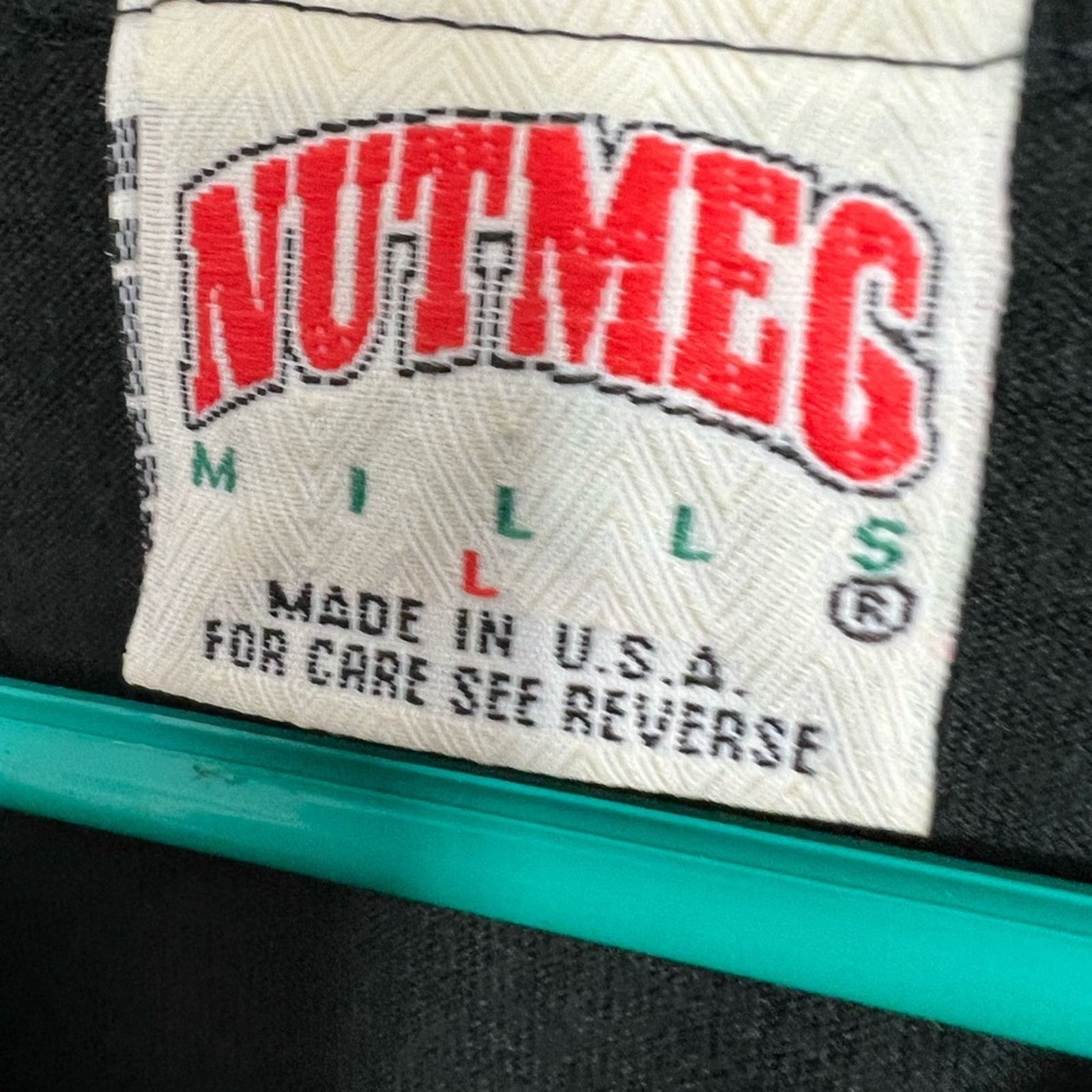 Nutmeg Vintage RARE 1993 Panthers Nutmeg Mills Single Stitch Shirt Size US L / EU 52-54 / 3 - 4 Thumbnail