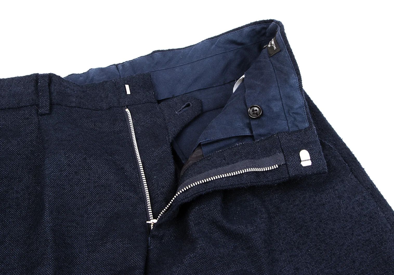 Comme des Garcons Homme Plus Poly Pillowing Tuck Pants in Navy Blue Size M Size US 34 / EU 50 - 3 Thumbnail