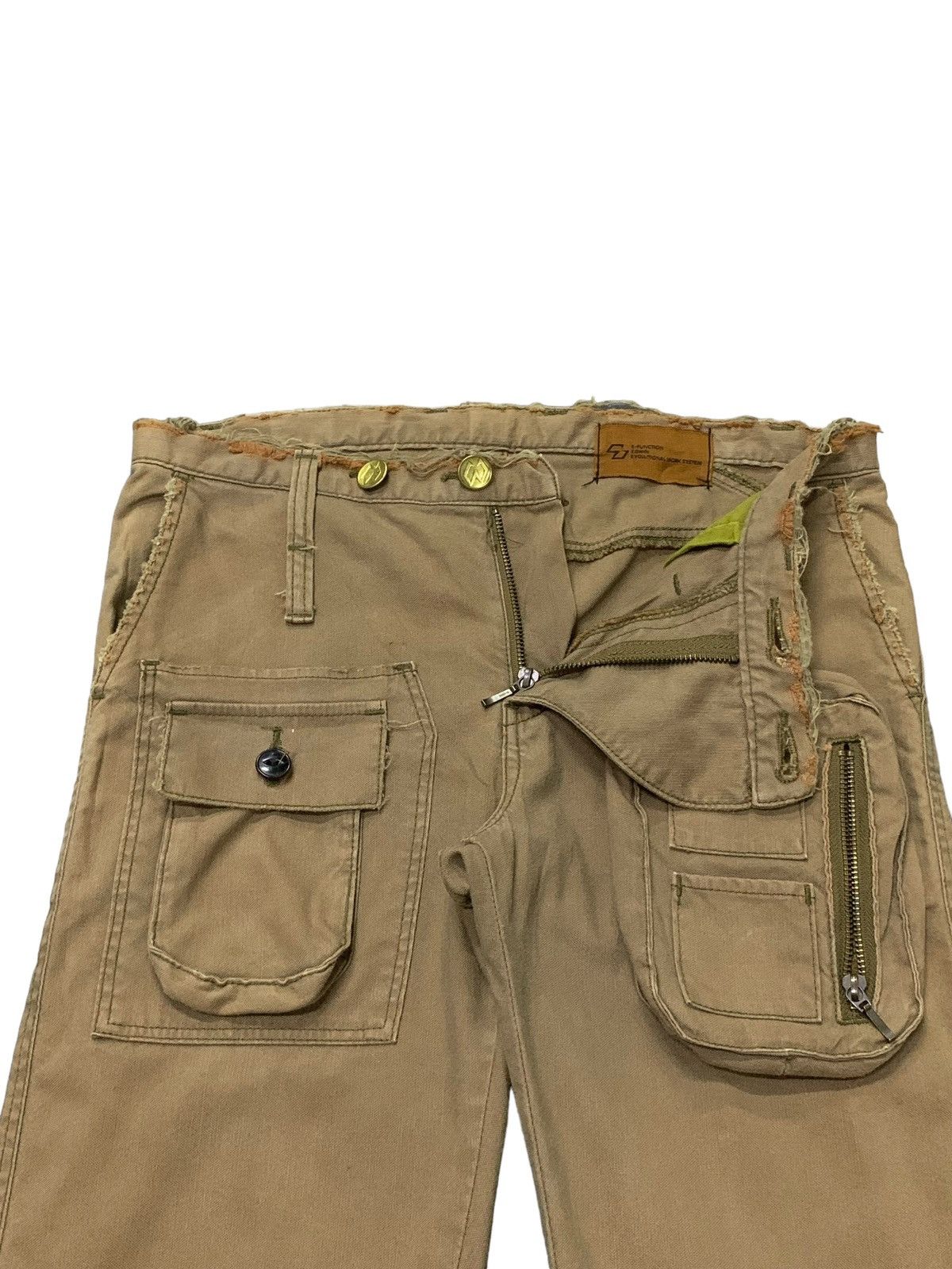 Edwin × Junya Watanabe LGB Style Edwin E Function Flared Multi Pocket Cargo Pants Size US 30 / EU 46 - 11 Thumbnail