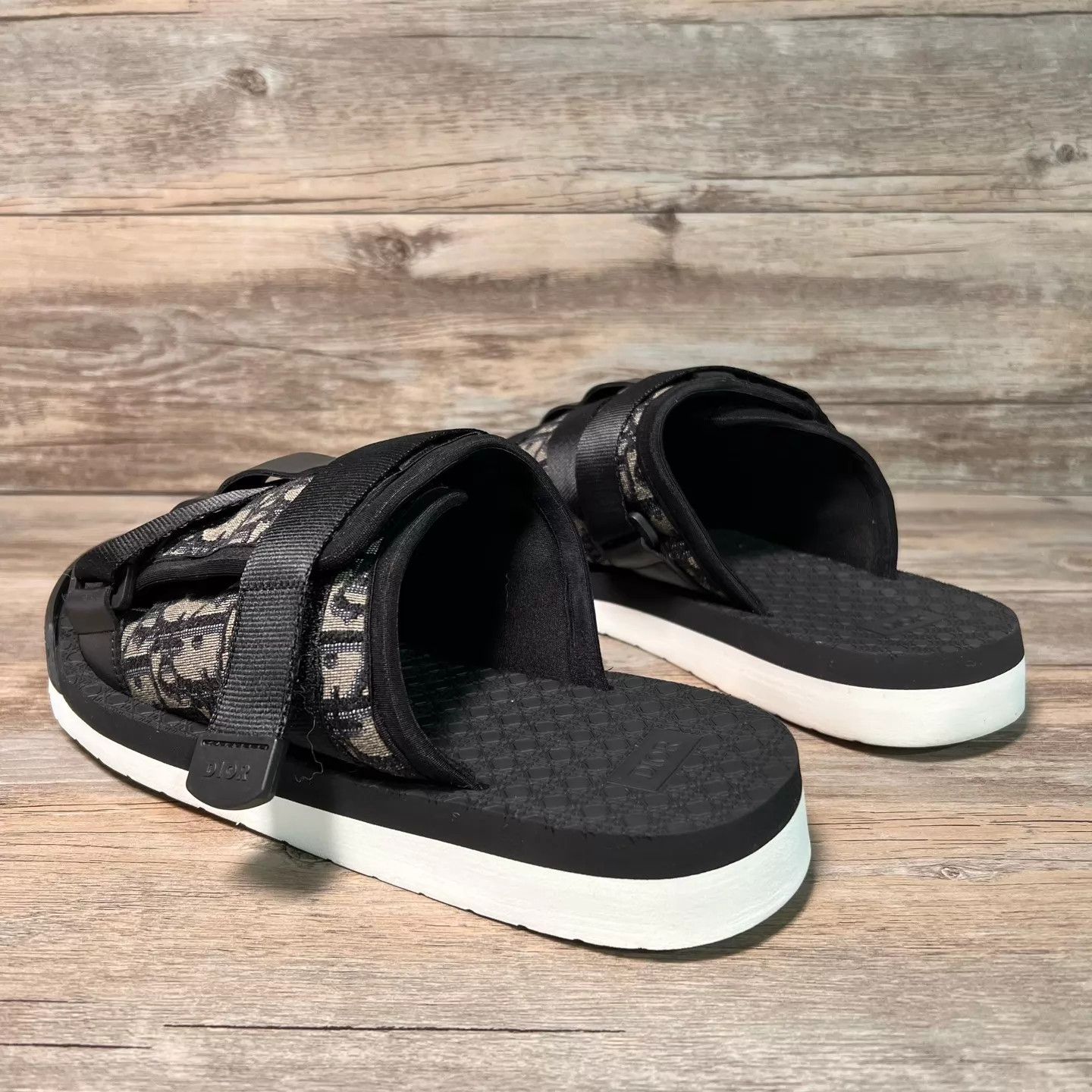 Dior DIOR Dior Oblique Black & White Tactical Slippers 42 Size US 9 / EU 42 - 4 Thumbnail