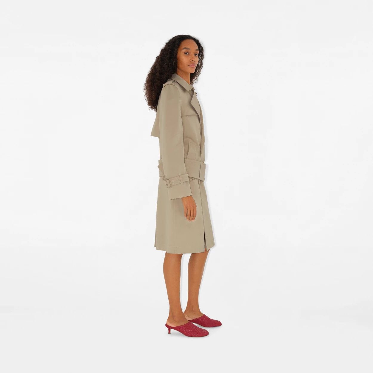 Burberry o1w1db10125 Leather Baby Mules in Red Size US 8 / IT 38 - 2 Thumbnail