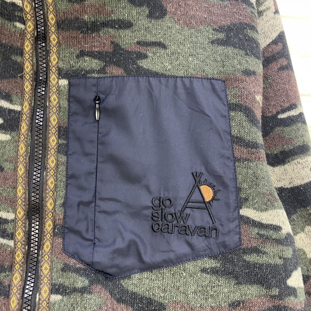 Japanese Brand × Vintage 💥Go Slow Caravan Fully Zipper Camo Jacket Size US M / EU 48-50 / 2 - 6 Thumbnail