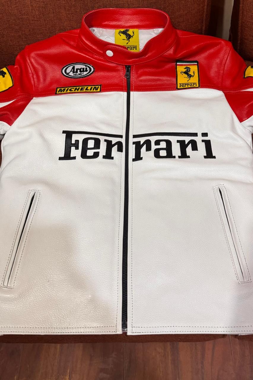Ferrari × Vintage Vintage Ferrari Leather Jacket Size US L / EU 52-54 / 3 - 2 Thumbnail