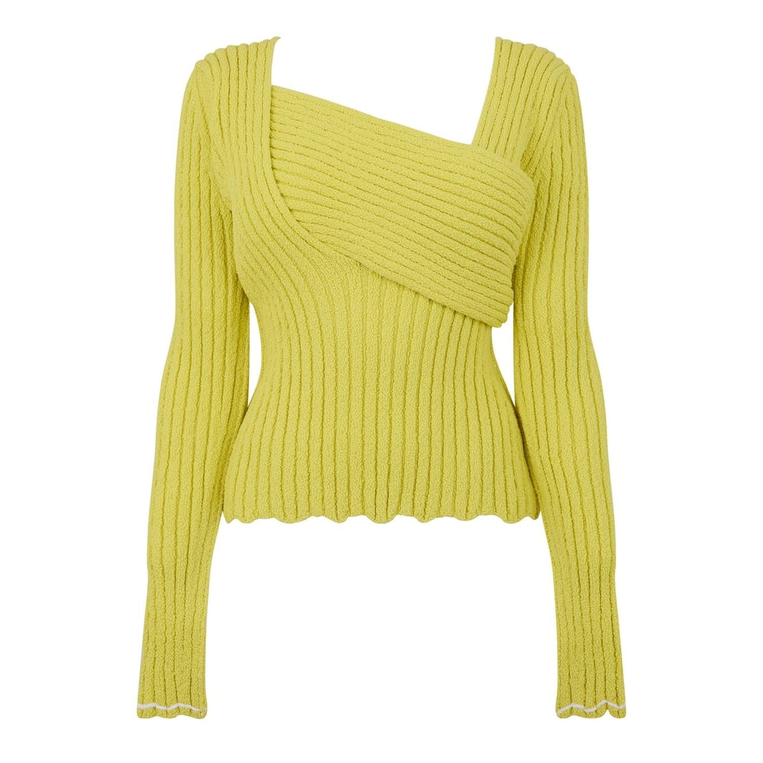 Bottega Veneta Bottega Veneta Asymmetric Long Sleeve Regular Fit Sweater Size XS / US 0-2 / IT 36-38 - 1 Thumbnail