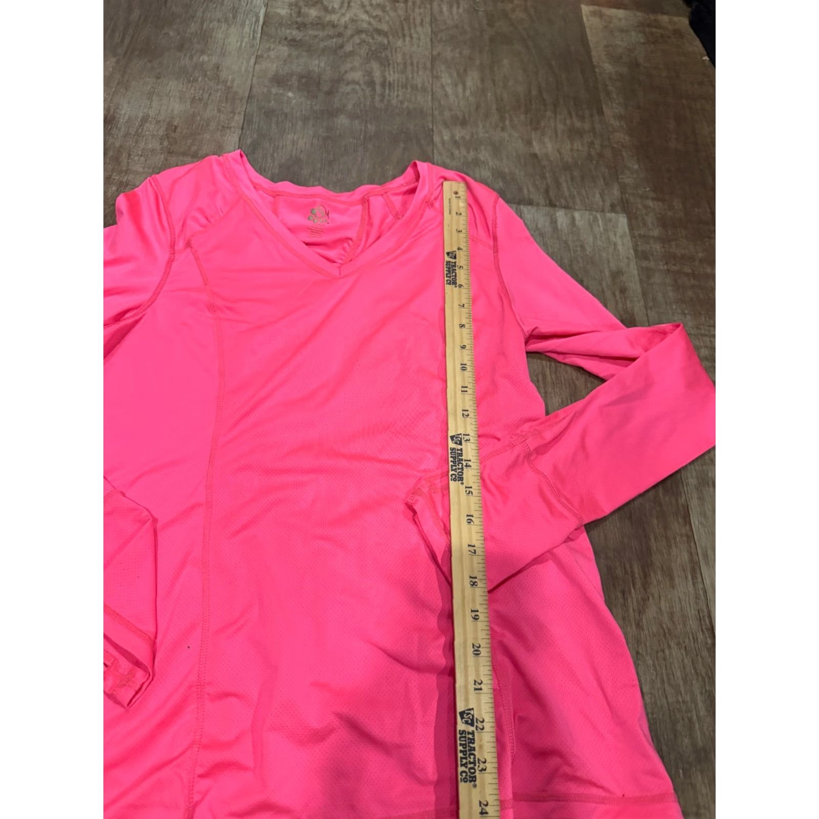 Pinko VINTAGE SM Shirt Womens XL Pink Long Sleeve Athletic Activewear Shirt Size XL / US 12-14 / IT 48-50 - 2 Thumbnail
