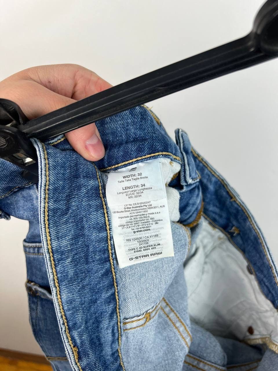 G-Star G Star RAW Type-C 3D super slim denim size 32/34 Size US 32 / EU 48 - 3 Thumbnail