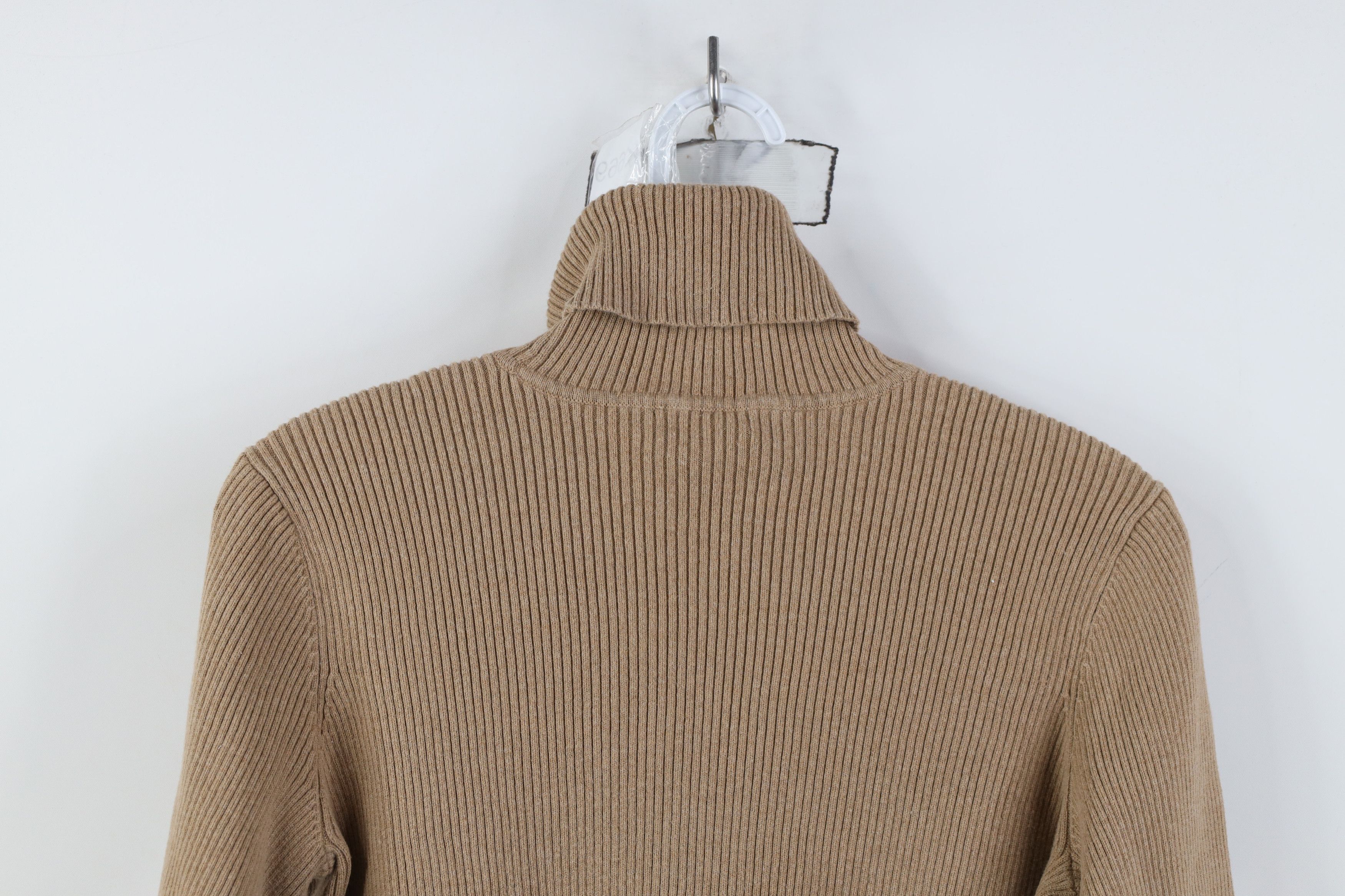 Ralph Lauren Vintage 90s Ralph Lauren Ribbed Knit Turtleneck Sweater Size M / US 6-8 / IT 42-44 - 10 Thumbnail