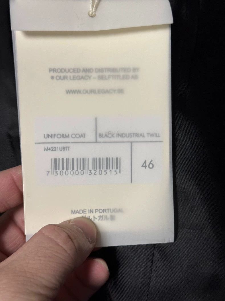 Our Legacy Our Legacy size46 Uniform overcoat trench coat Size US S / EU 44-46 / 1 - 4 Thumbnail
