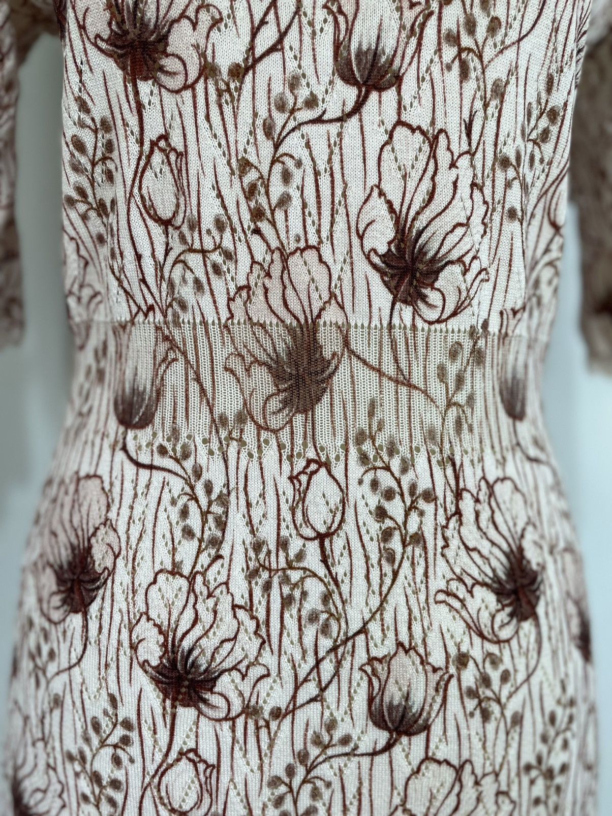 Bottega Veneta Bottega Veneta Cotton Floral Dress Size XS / US 0-2 / IT 36-38 - 6 Thumbnail