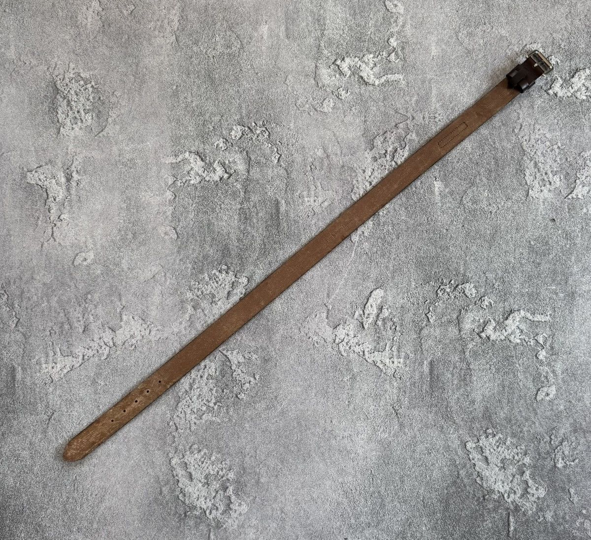 Polo Ralph Lauren × Vintage Polo Ralph Lauren brown leather belt biker cowboy casual Size ONE SIZE - 9 Thumbnail