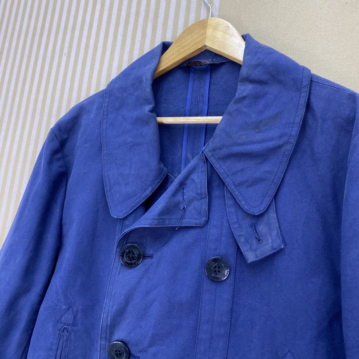 Tenderloin 🫶Japanese Brand Peacoat Double Breast Denim Jacket Size US M / EU 48-50 / 2 - 3 Thumbnail