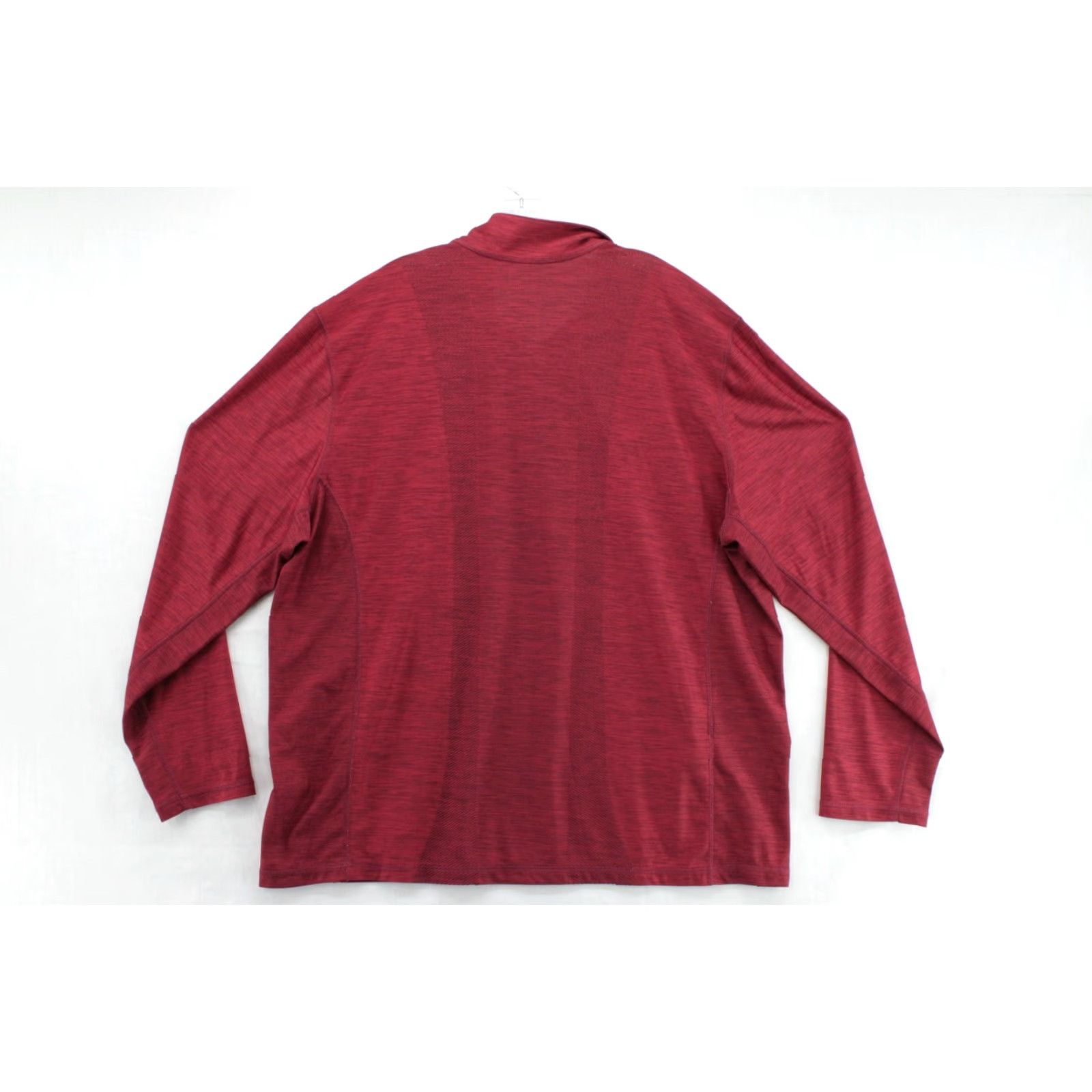 Tommy Bahama VINTAGE Tommy Bahama Island Zone Quarter Zip Pullover Heather Red 2XL Men’s Zip Mock Neck Adult 2XL Red Preppy Golf Casual Designer Size US XXL / EU 58 / 5 - 4 Thumbnail