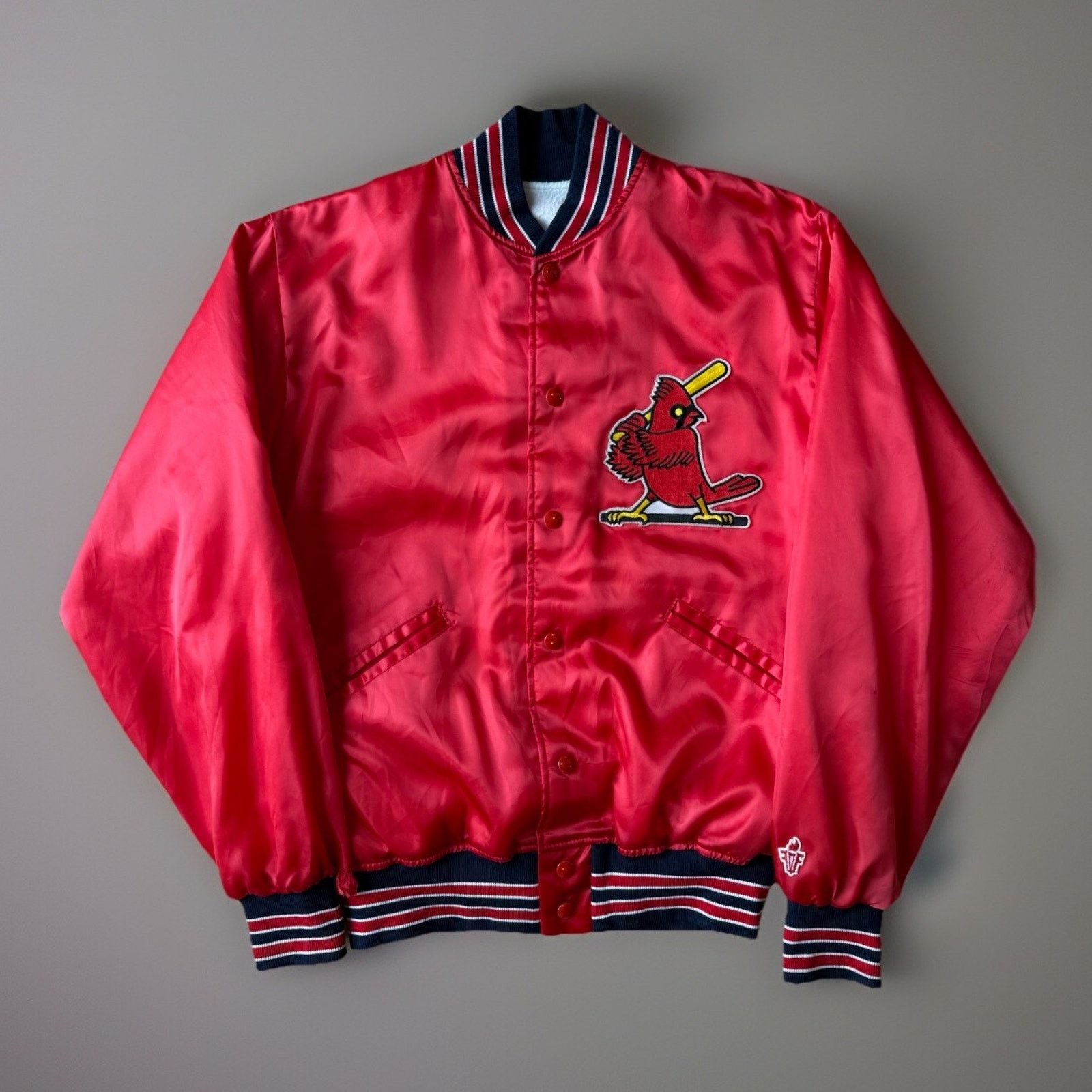Vintage Vintage St Louis Cardinals Jacket M Red 80s MLB Felco Size US M / EU 48-50 / 2 - 1 Thumbnail