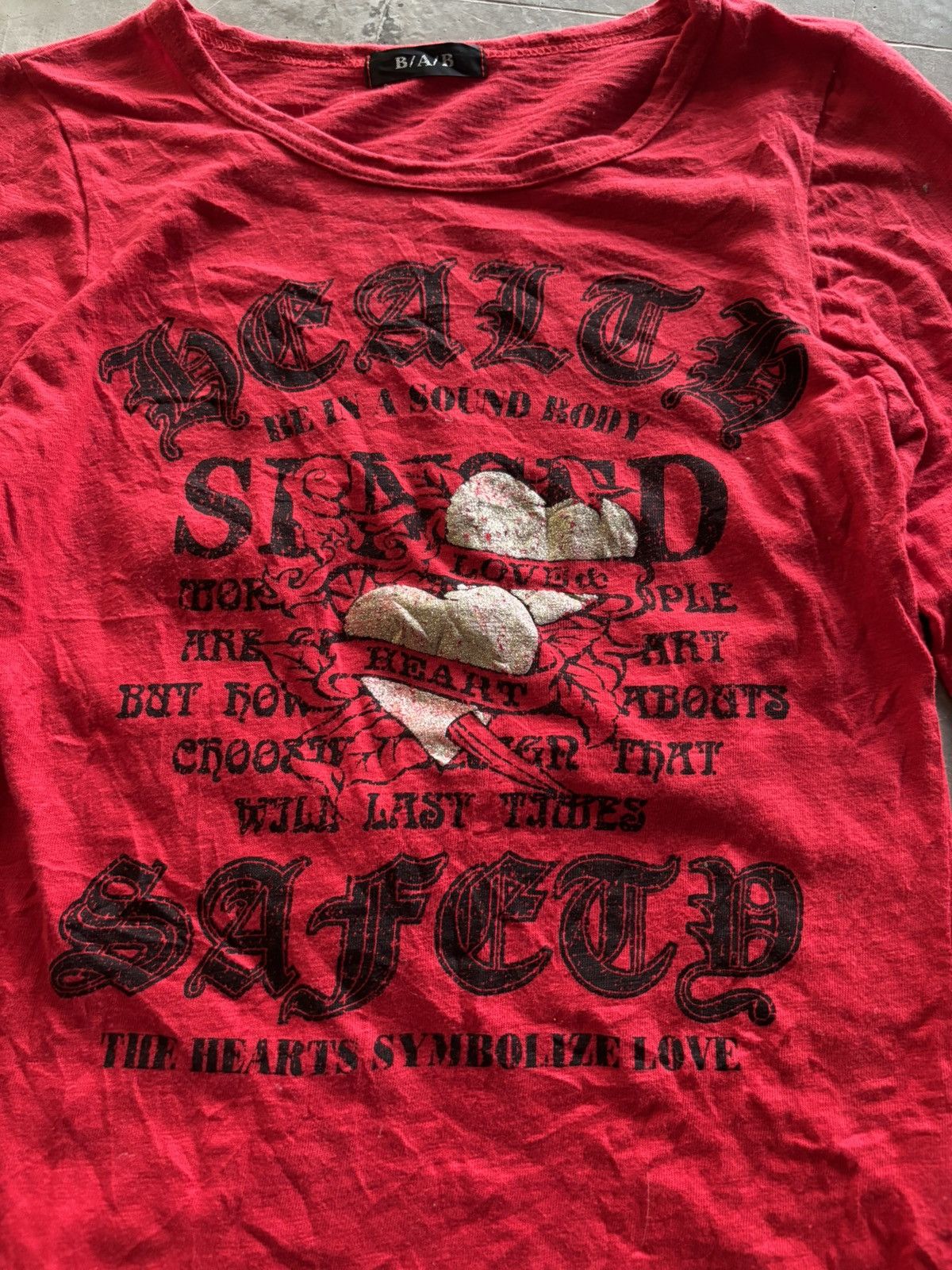 20471120 × Angel Blue × Hysteric Glamour sick y2k japanese brand poem with angel wing backhit Size XS / US 0-2 / IT 36-38 - 2 Thumbnail