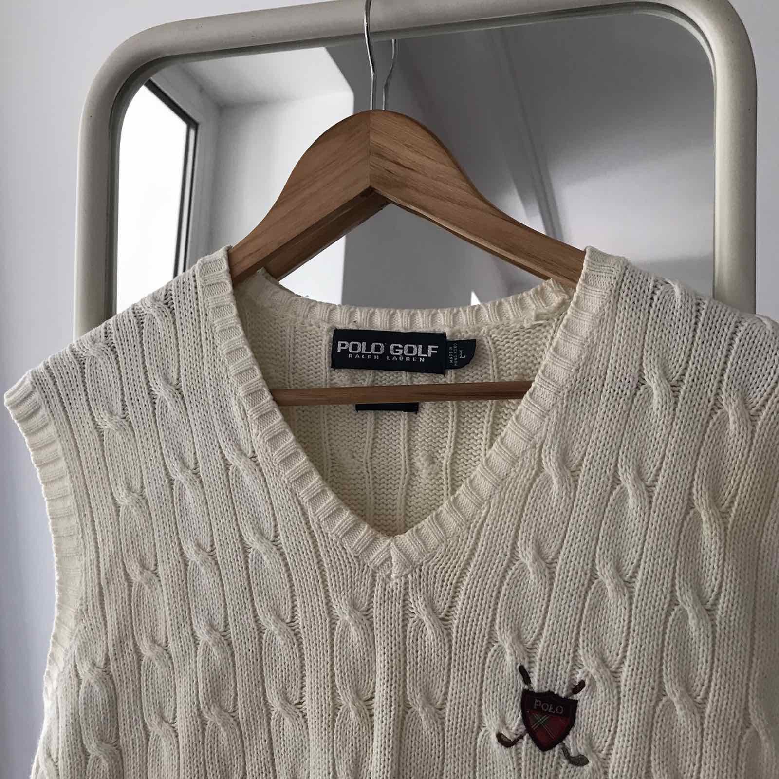 Polo Ralph Lauren Vintage Ralph Lauren Polo Sport Sweater Vest 90s Sz L Size US L / EU 52-54 / 3 - 2 Thumbnail