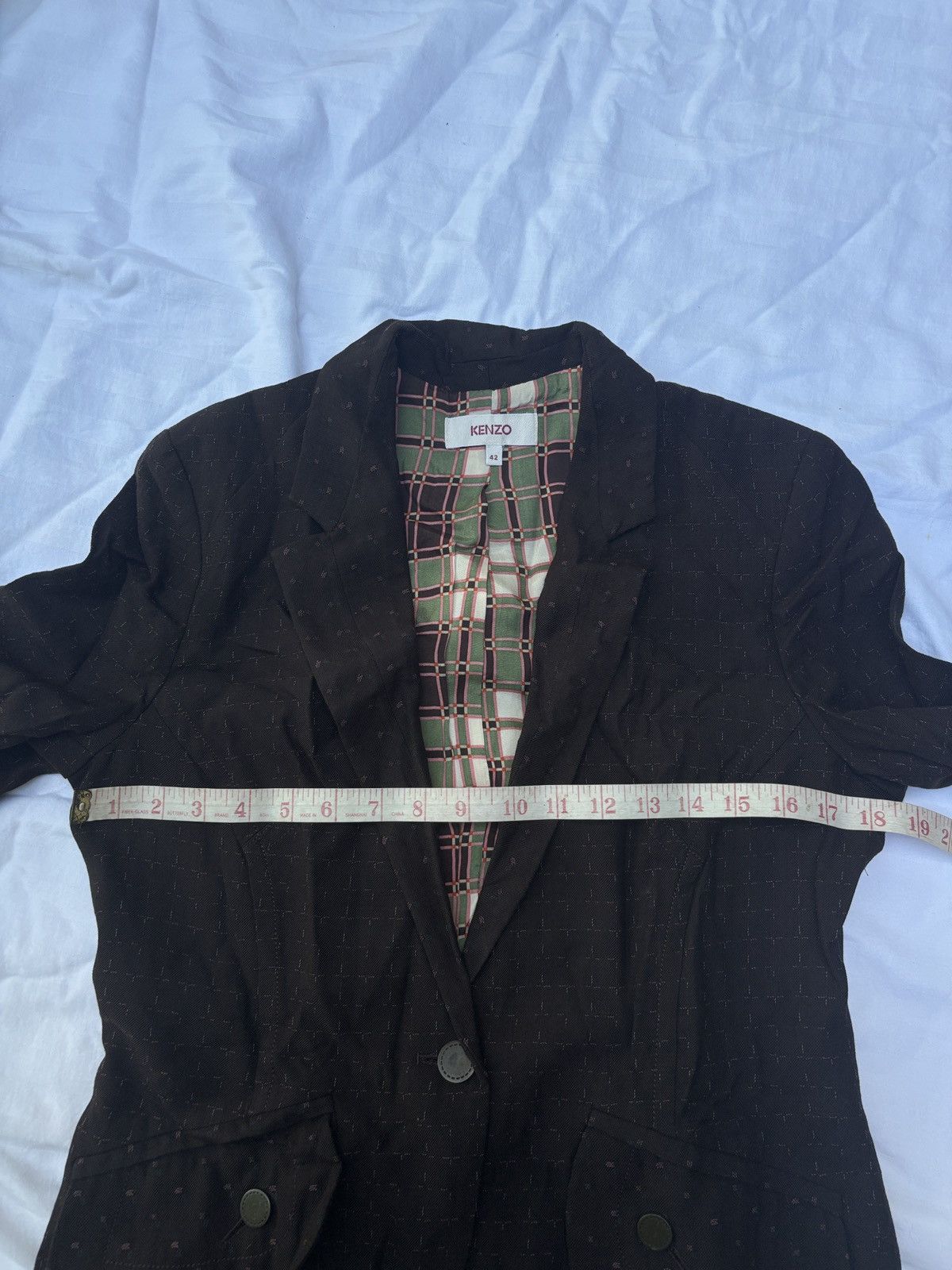 Kenzo Kenzo brown blazer Size 42R - 14 Thumbnail