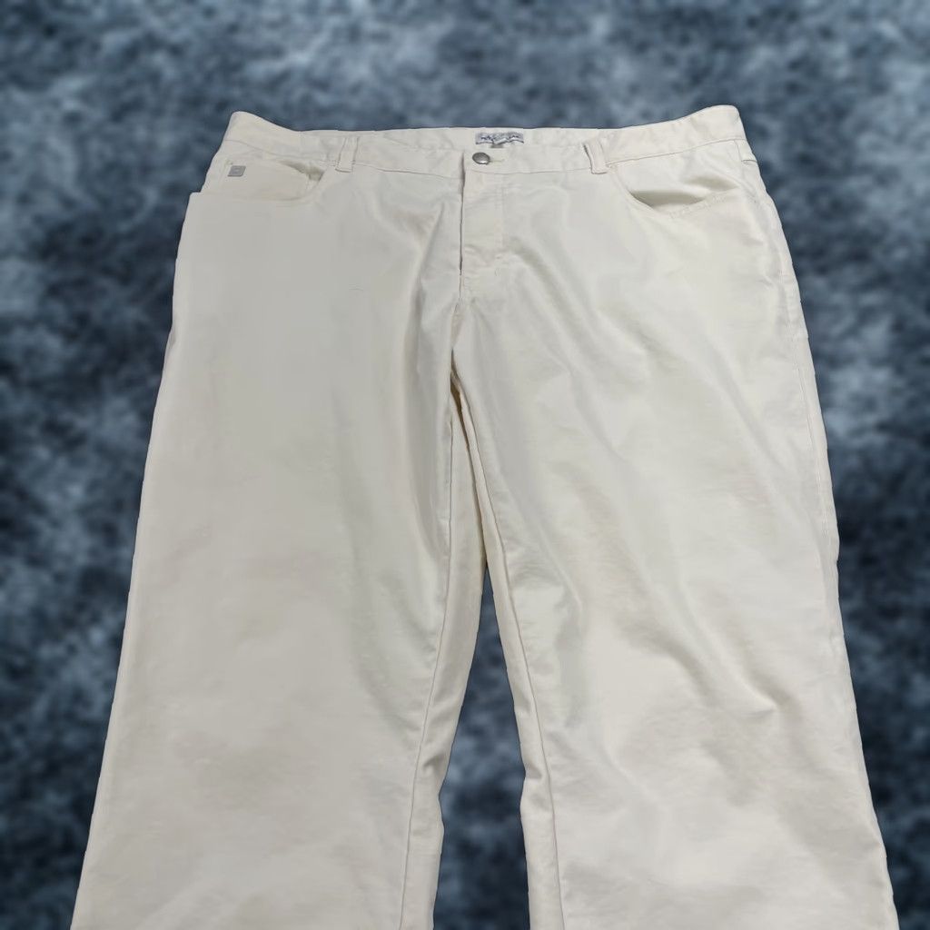 Peter Millar Peter Millar Pants Mens 40x32 Beige Performance Five Pocket Pant Chino Size US 40 / EU 56 - 1 Thumbnail