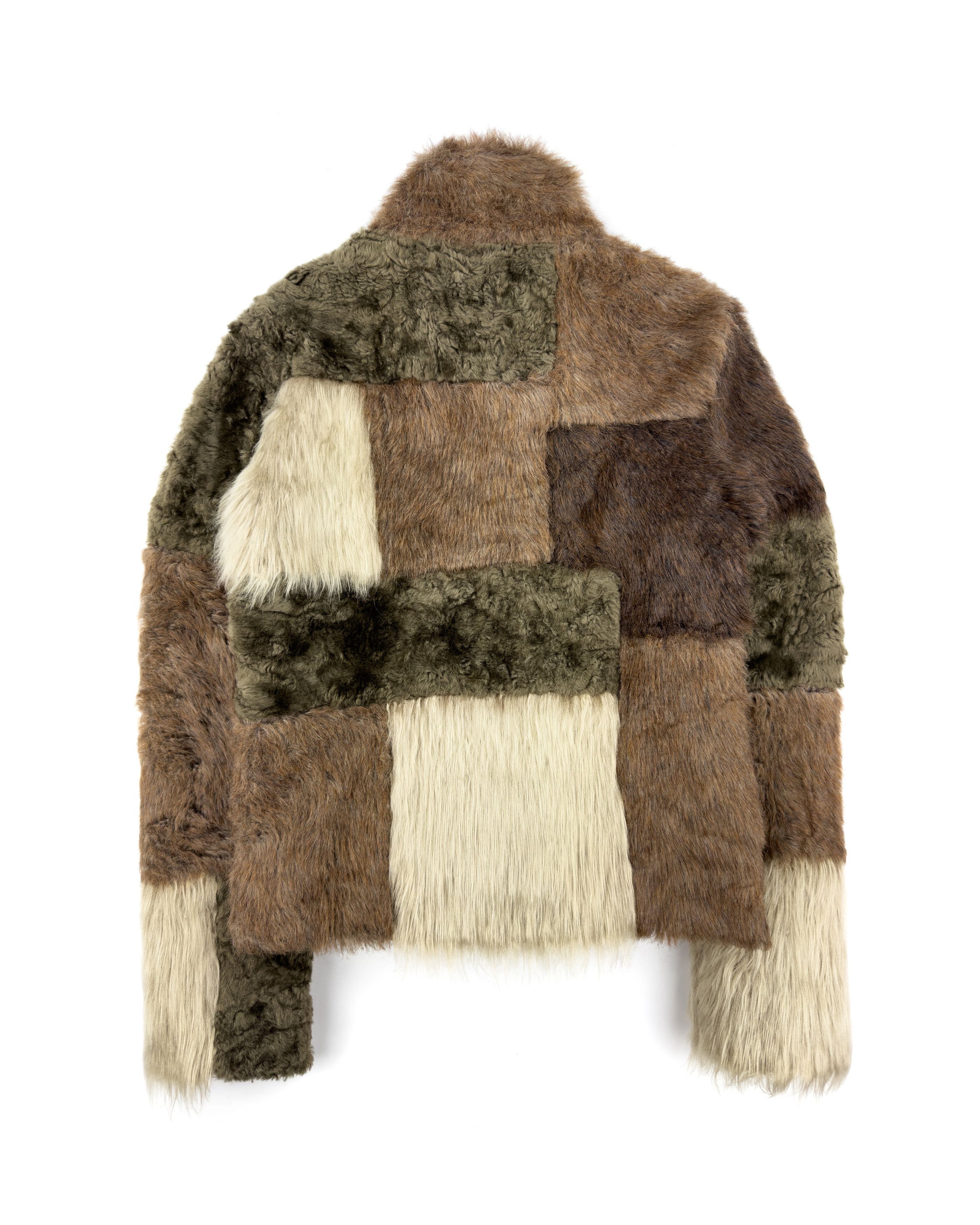 Issey Miyake 2000s Sunao Kuwahara Faux Fur Jacket Size M / US 6-8 / IT 42-44 - 3 Thumbnail