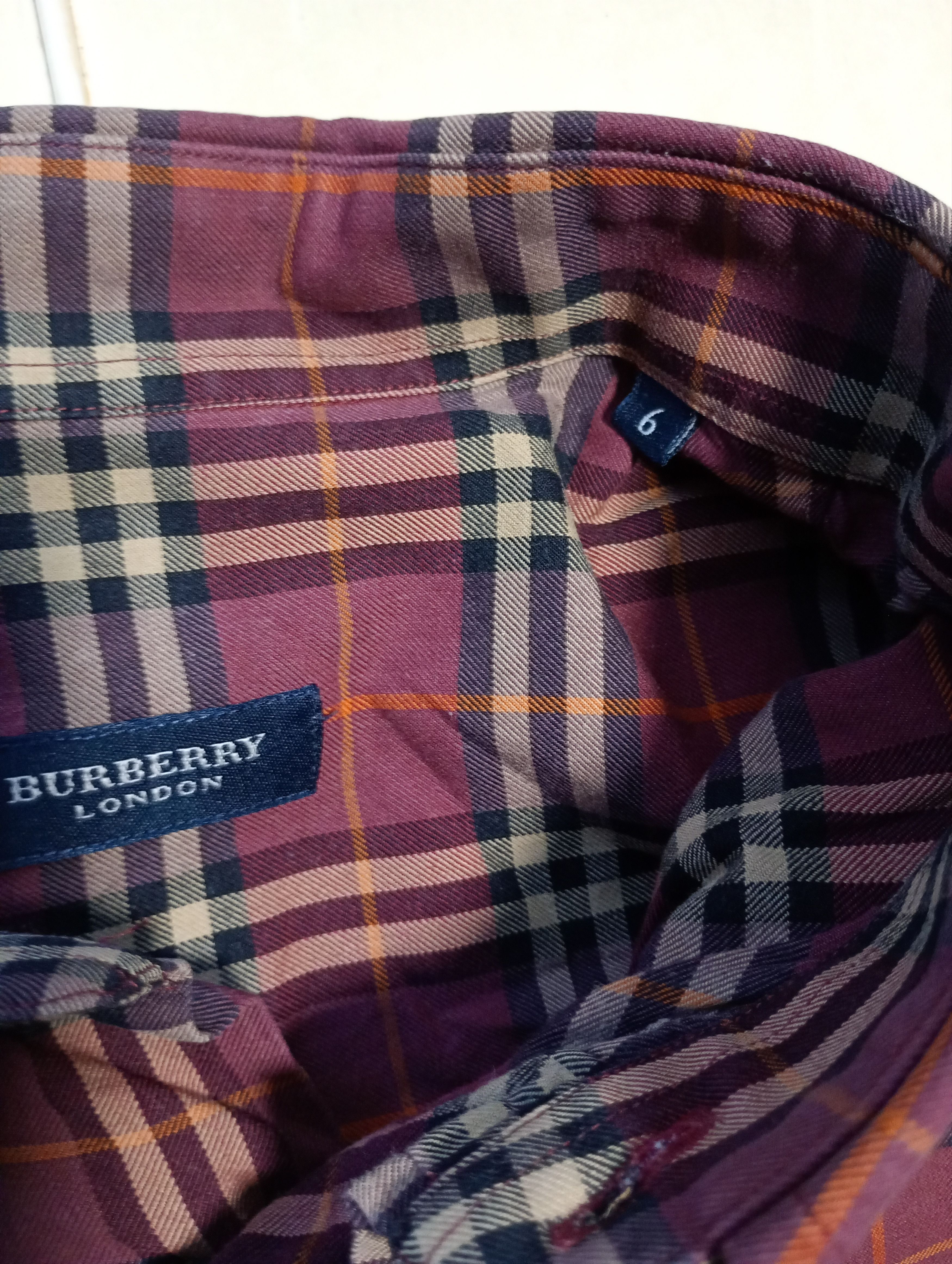 Burberry × Designer Burberry Checkered Shirt Vintage Size 6 Size US XXL / EU 58 / 5 - 7 Thumbnail