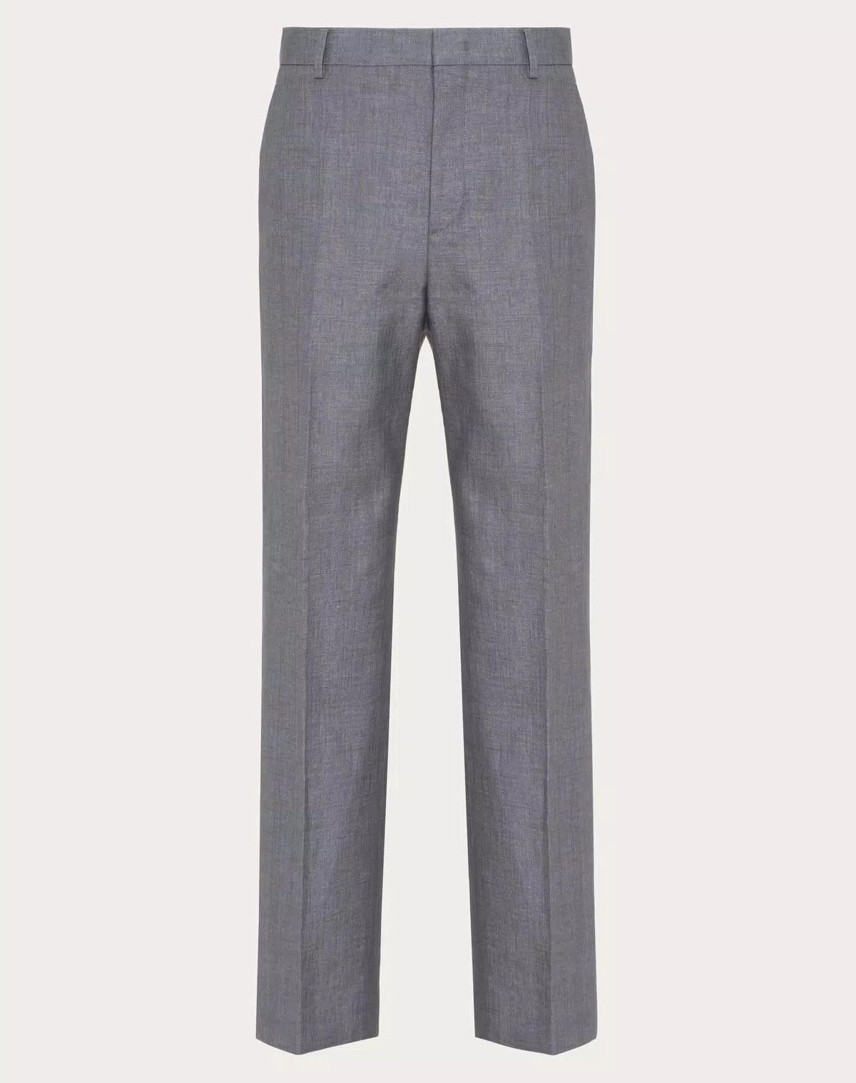 Valentino oc11z0625 Linen Trousers in Medium Grey Size US 34 / EU 50 - 1 Thumbnail