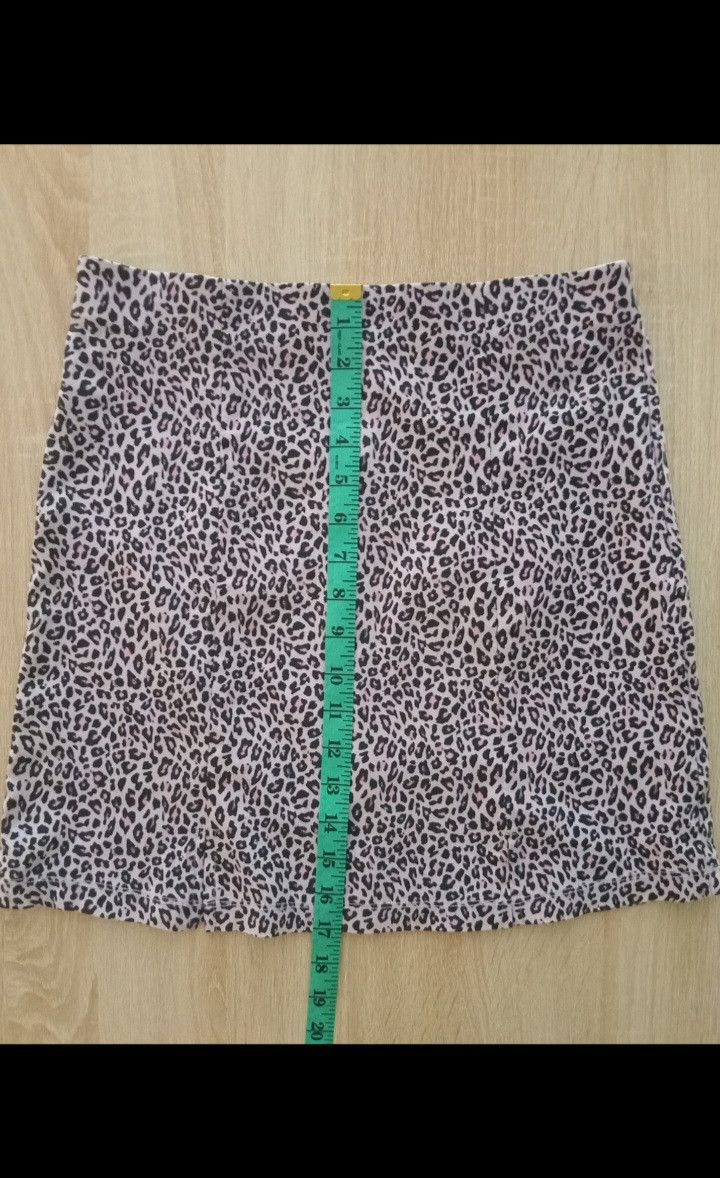 Topshop Topshop Pink & Black Leopard Sexy Mini Skirt Size 30" / US 8 / IT 44 - 5 Thumbnail