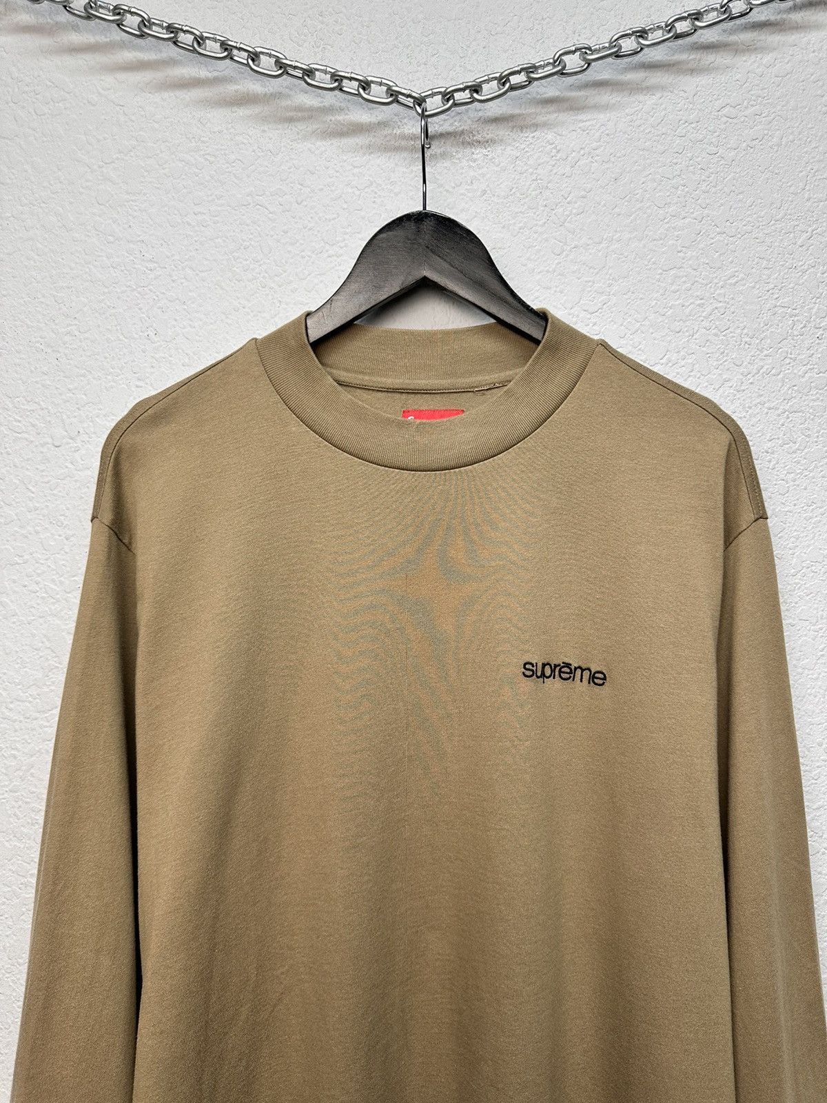 Supreme Supreme Small Logo Brown Longsleeve Minimal Streetwear Size US M / EU 48-50 / 2 - 3 Thumbnail