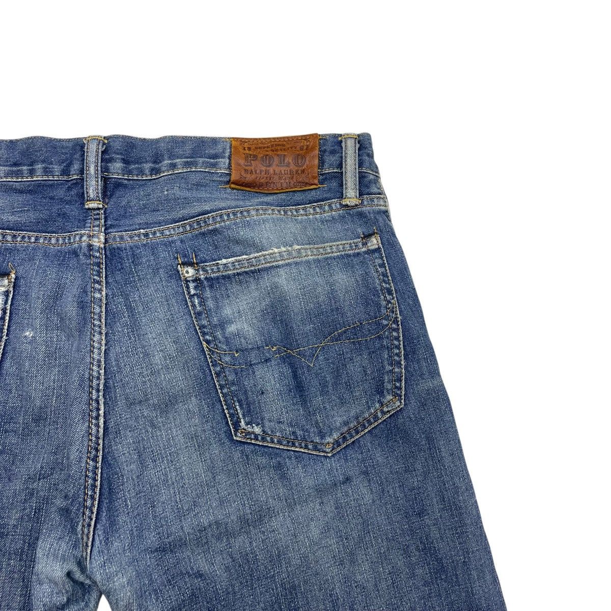 Polo Ralph Lauren × Ralph Lauren × Vintage Vintage Distressed Polo Ralph Lauren Size US 37 - 9 Thumbnail