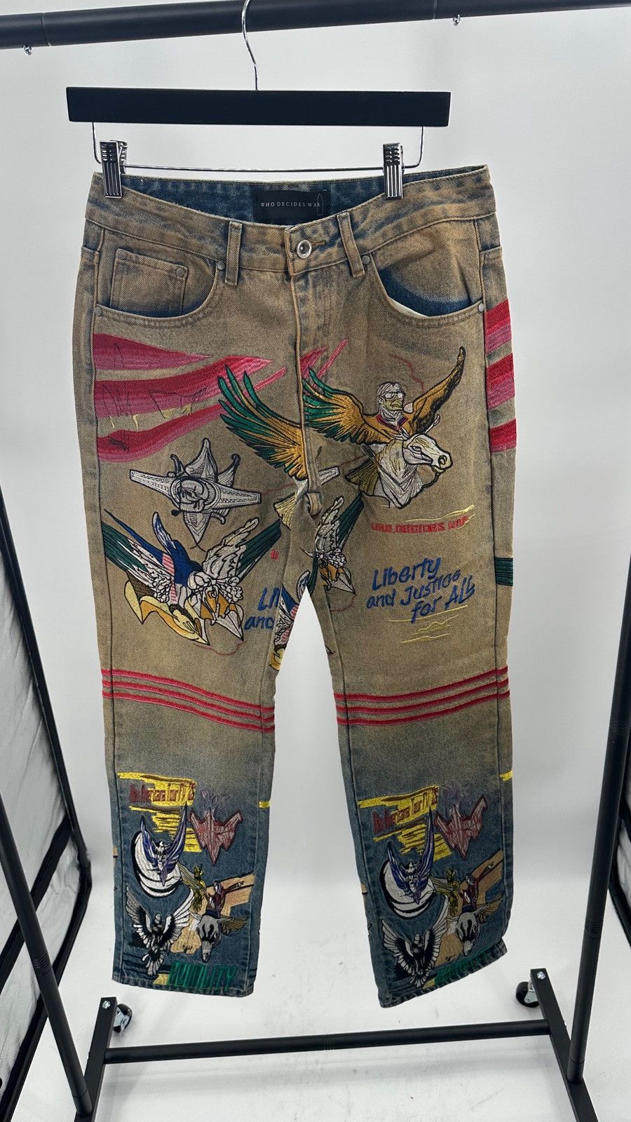 Who Decides War WHO DECIDES WAR Liberty Denim Jeans Size US 32 / EU 48 - 3 Thumbnail