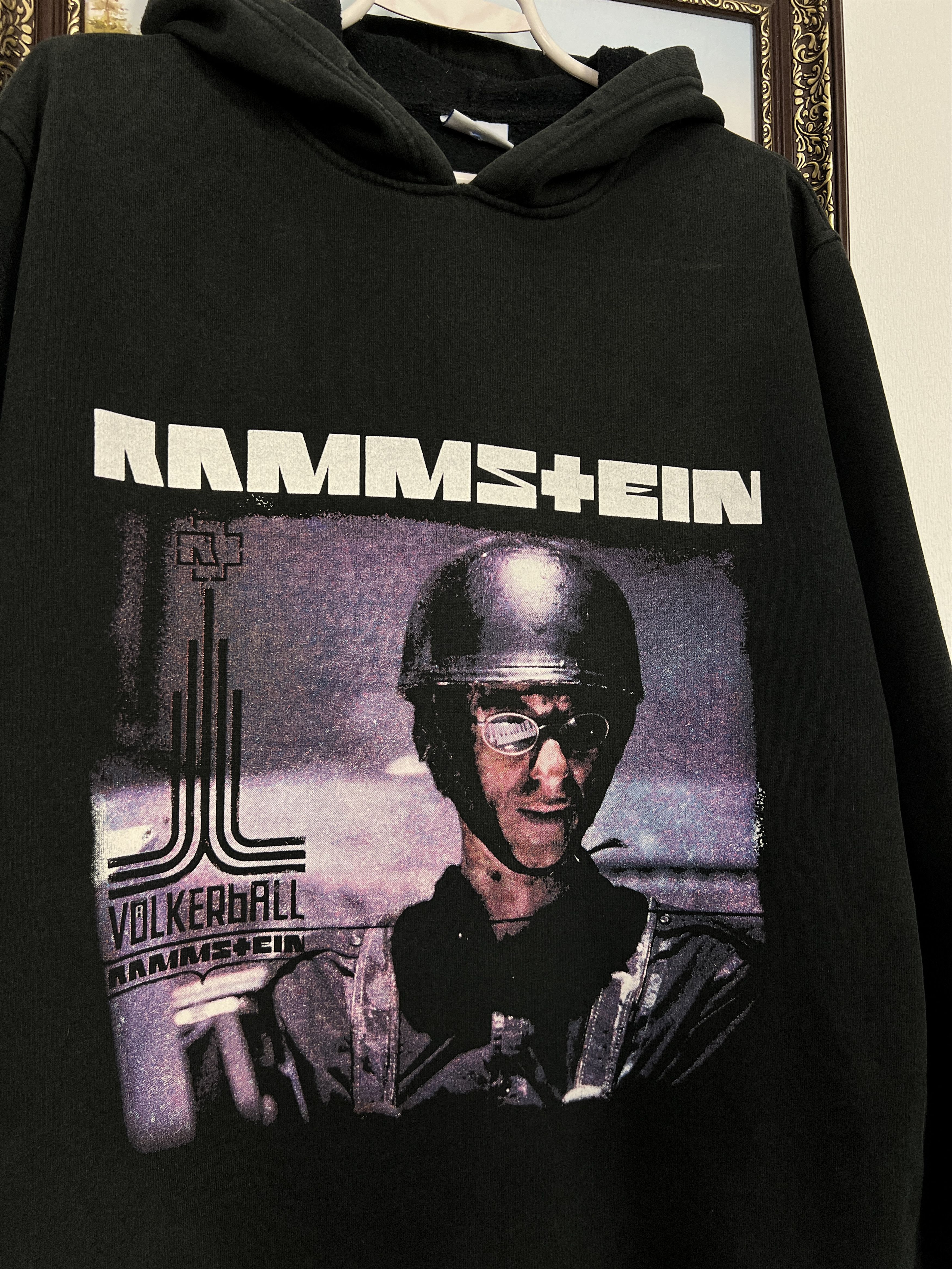 Vintage Rammstein Volkerball Metal Band Hoodie Jacket Over Print Size US M / EU 48-50 / 2 - 3 Thumbnail