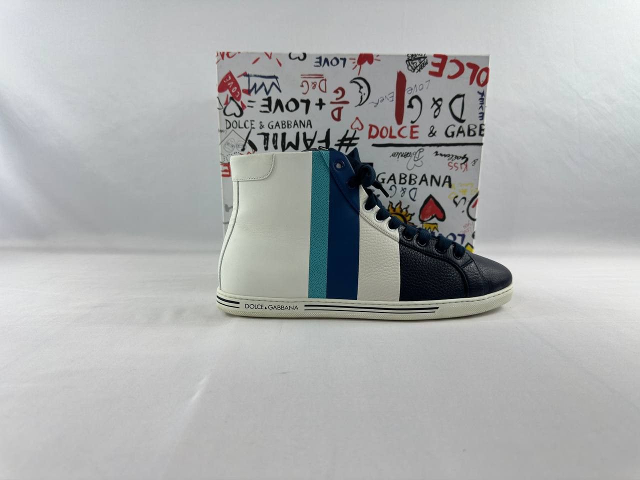 Dolce & Gabbana Dolce & Gabbana Saint Tropex High Sneakers Size US 10.5 / EU 43-44 - 1 Thumbnail