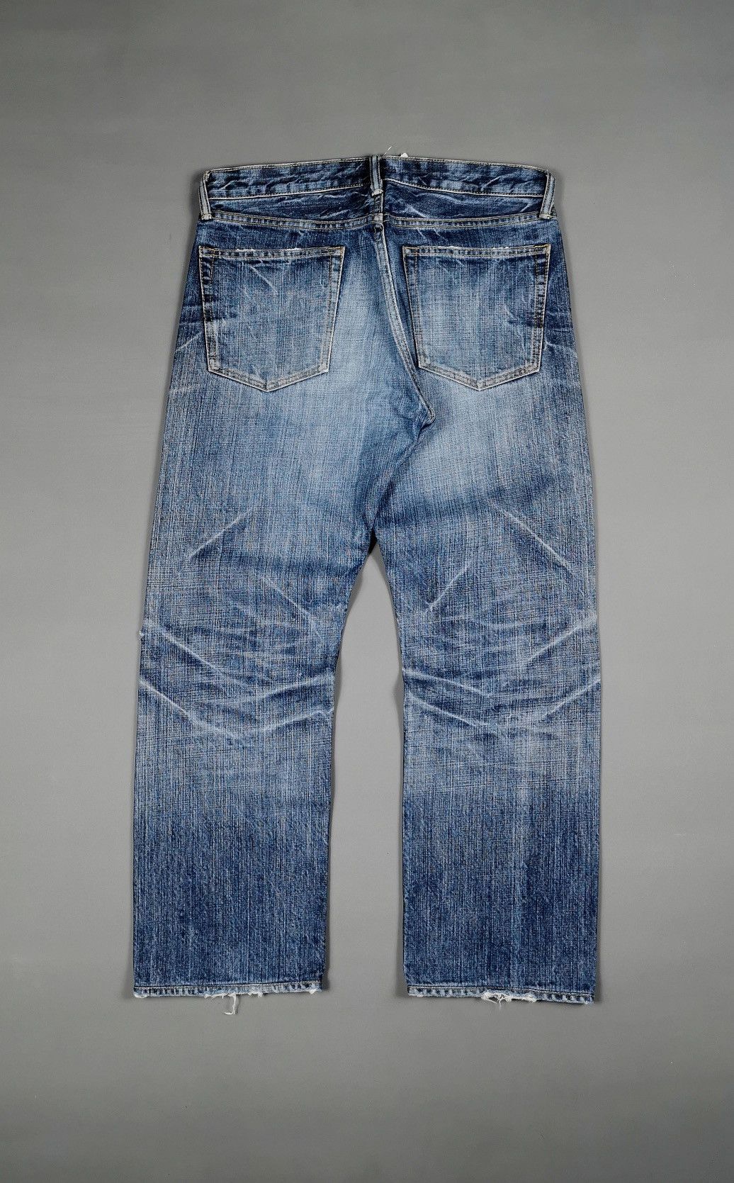Eternal Eternal Japan Distressed Ankle Denim Jeans Size US 34 / EU 50 - 6 Thumbnail