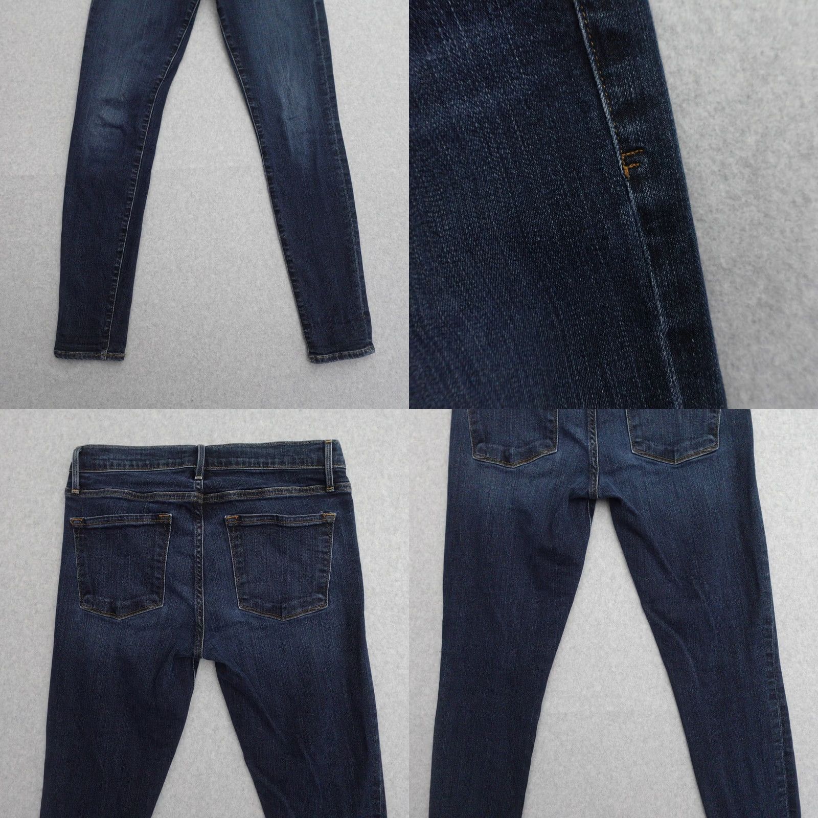 Frame FRAME Jeans Womens Size 27 Skinny Stretch Medium Wash Blue Size 27" / US 4 / IT 40 - 9 Thumbnail