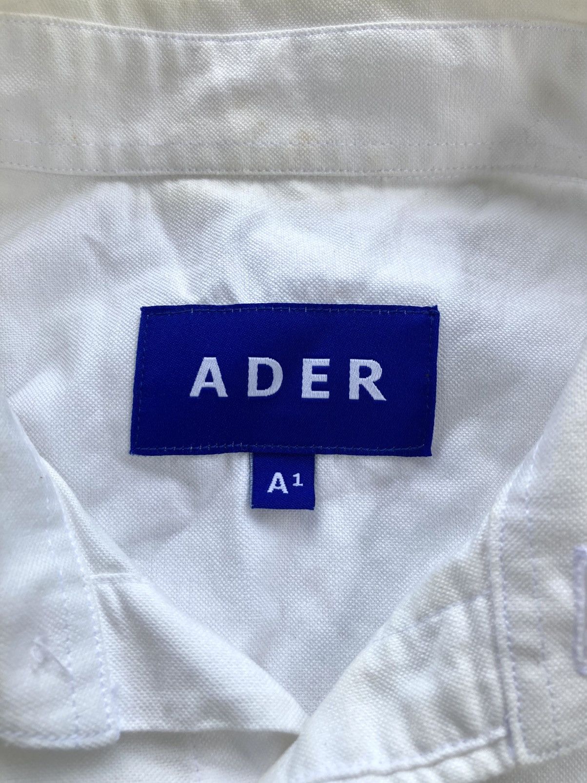 Ader Error Ader Error FW21 Cropped Cotton Shirt Size US XL / EU 56 / 4 - 12 Thumbnail
