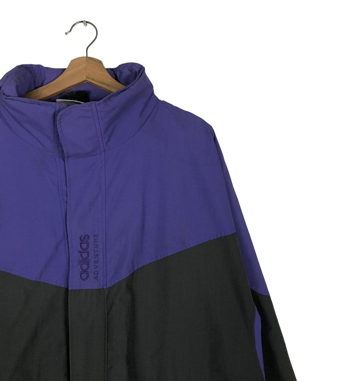 Adidas 🔥VINTAGE BOMBER JACKET ADIDAS ADVENTURE DOUBLE COLOUR Size US L / EU 52-54 / 3 - 6 Thumbnail