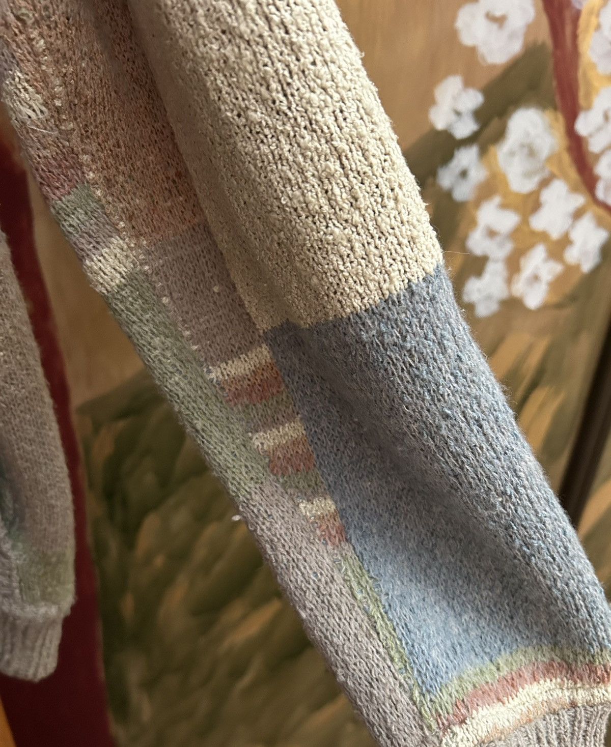 Missoni Vintage Missoni UOMO Wool Silk Blend Patchwork Cardigan L Size US L / EU 52-54 / 3 - 11 Thumbnail