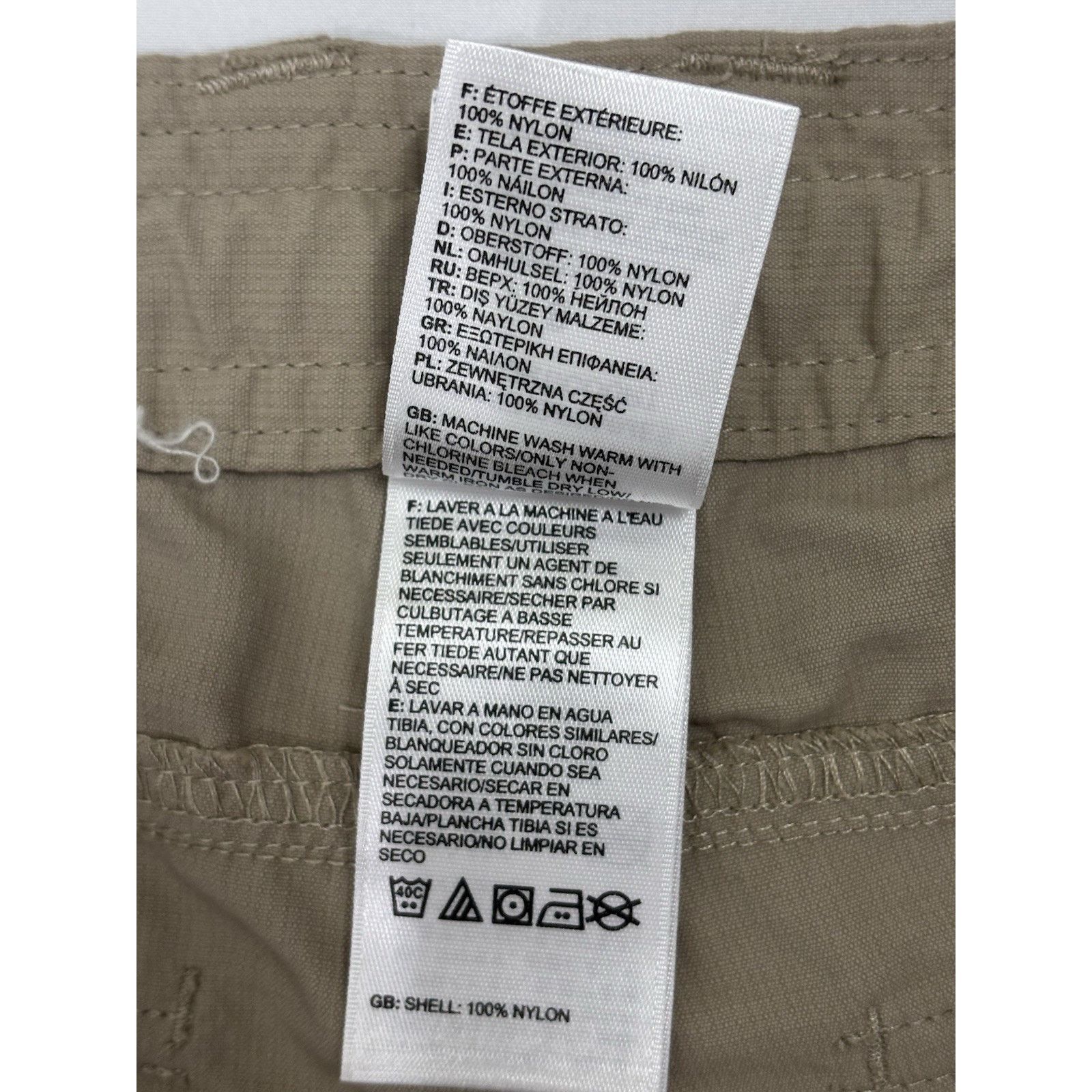 The North Face The North Face Women Tan Khaki Hiking Nylon Pants Cuff Sz 8 Size 30" / US 8 / IT 44 - 7 Thumbnail